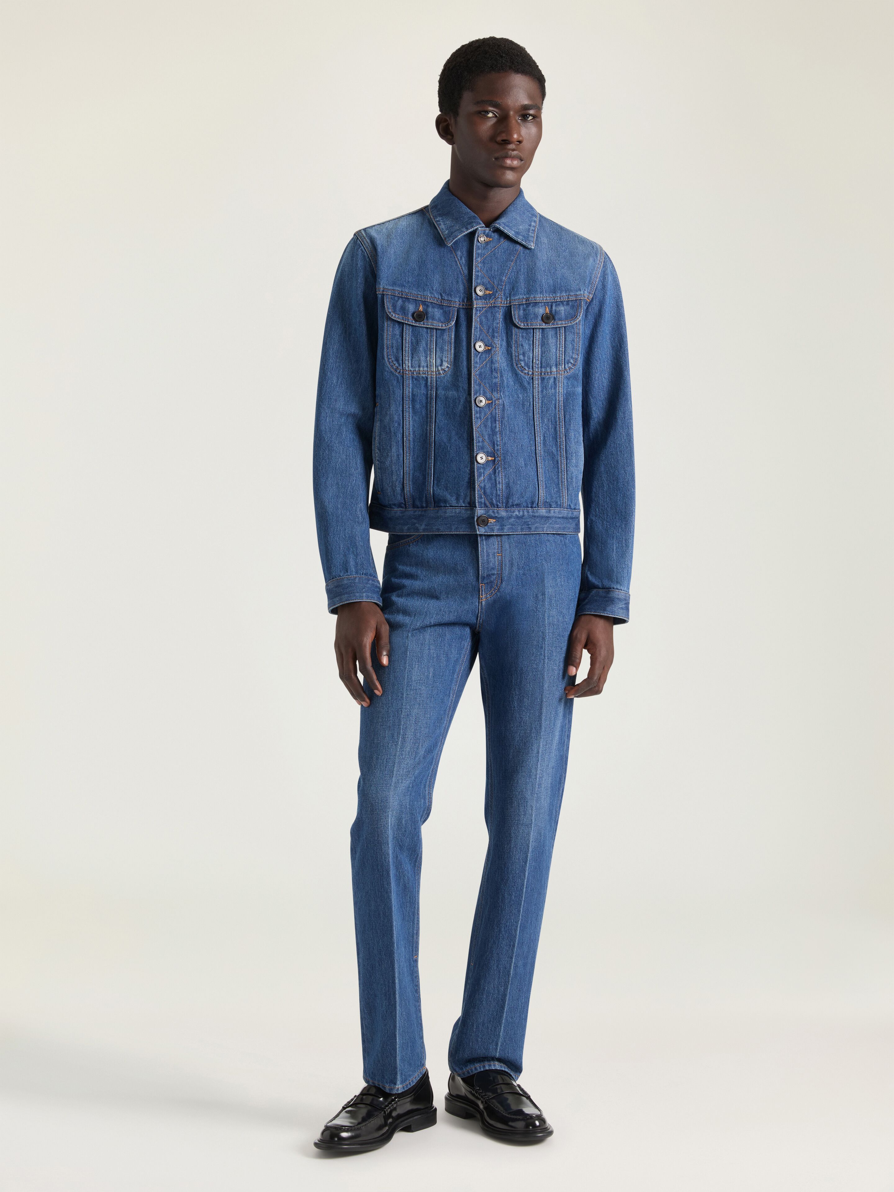 Givenchy Men's Denim Jacket Blue XL