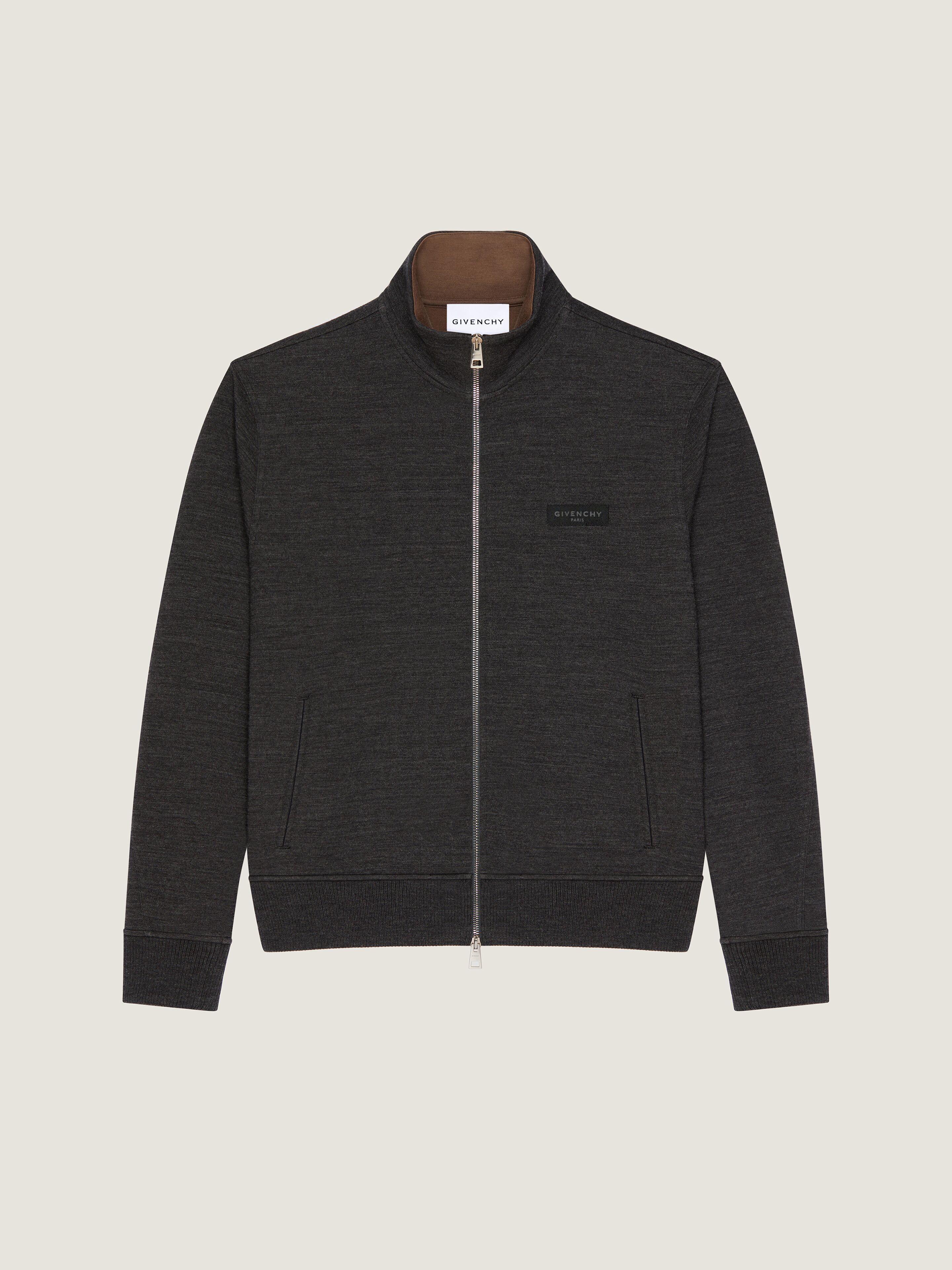 Givenchy - Men's Wool Zip-Up Sweatshirt - Size S - Grain