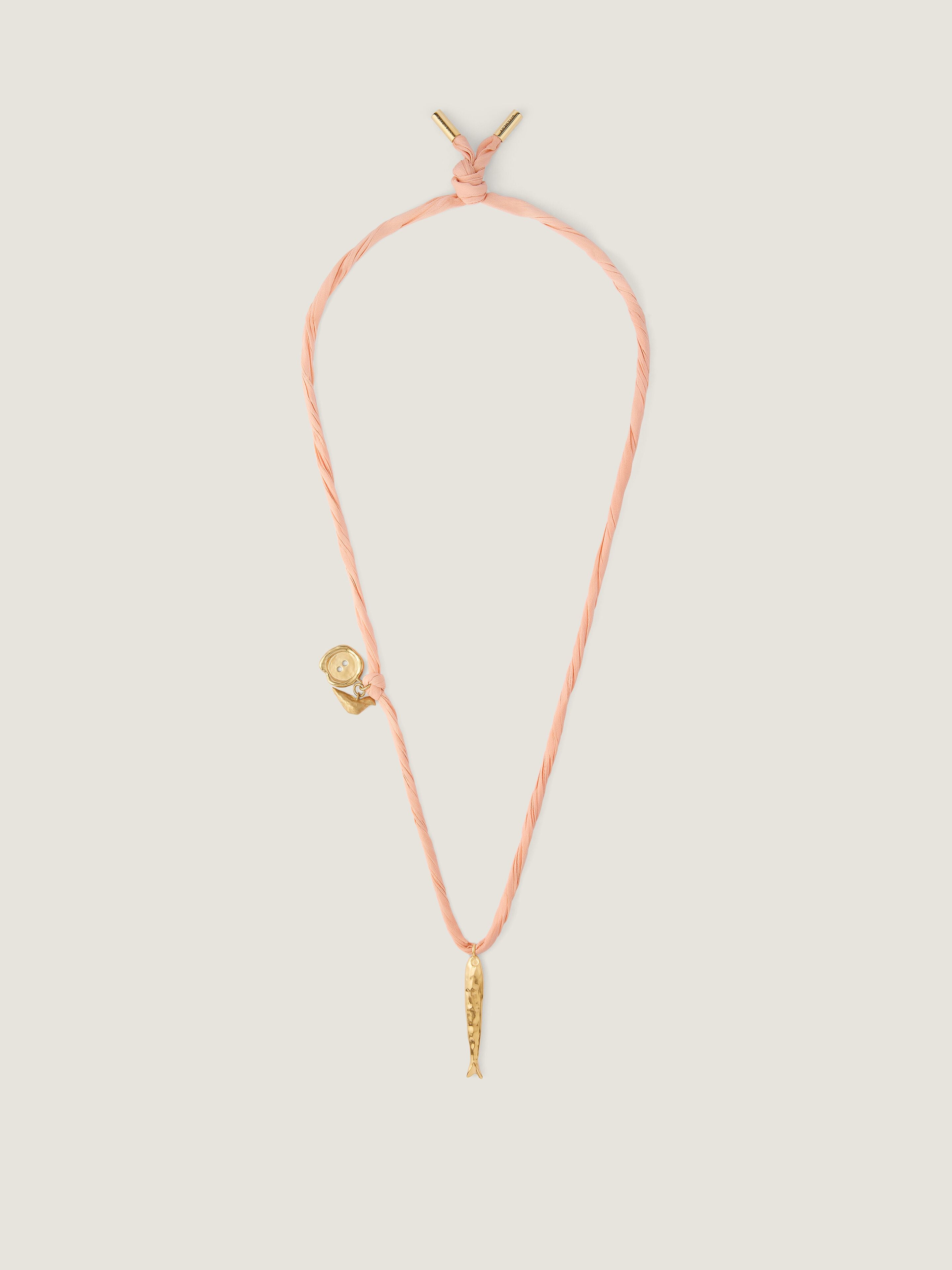 Givenchy - Lucky Charms Necklace - Silk and Metal