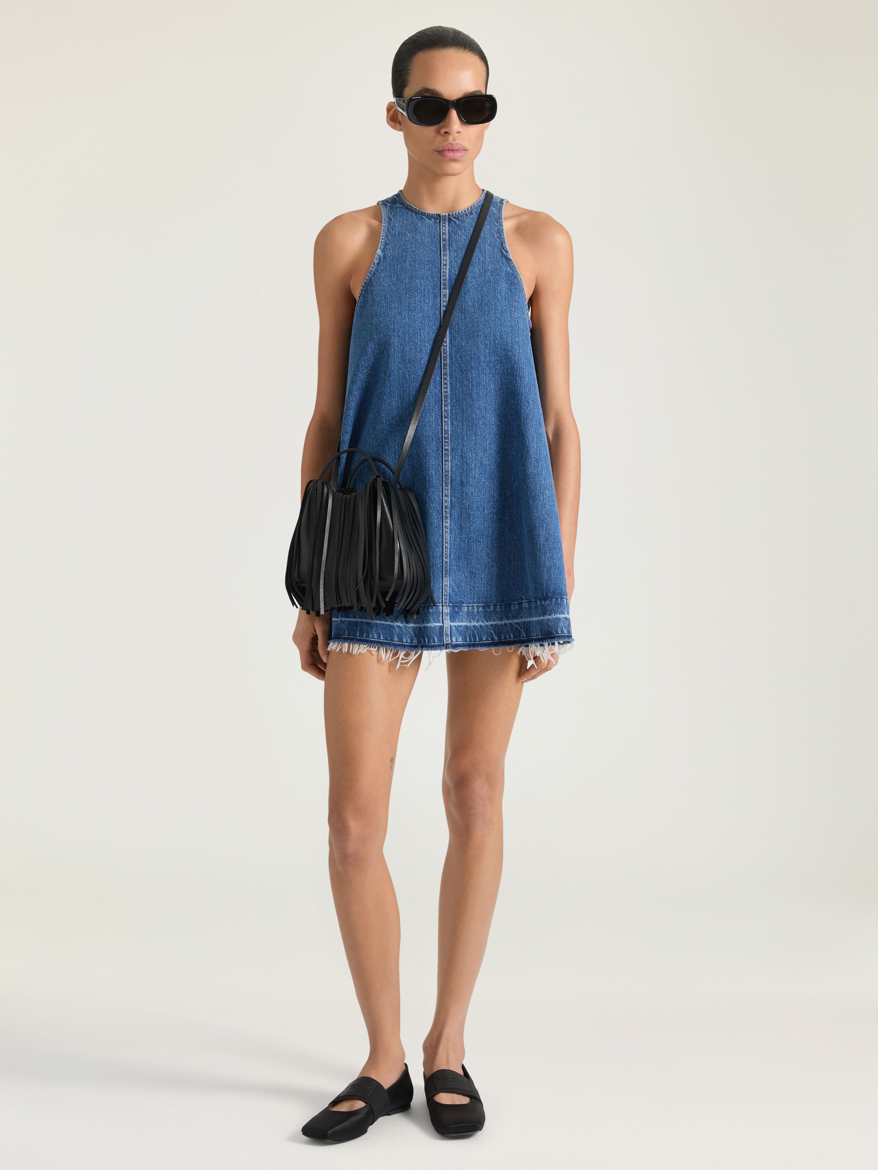 Givenchy Women's Blue Mini Dress In Medium Denim