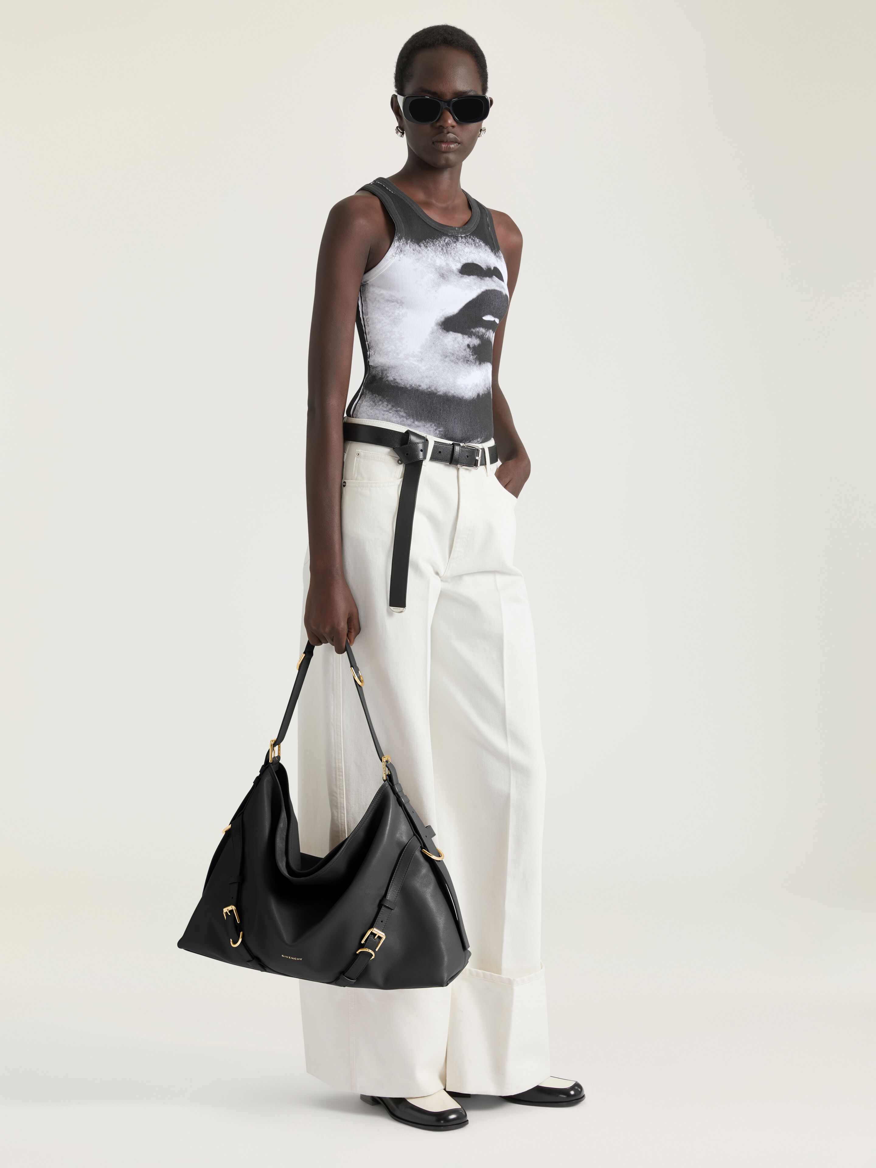Givenchy - Women's Shoulder Bag - Calf Leather - Golden