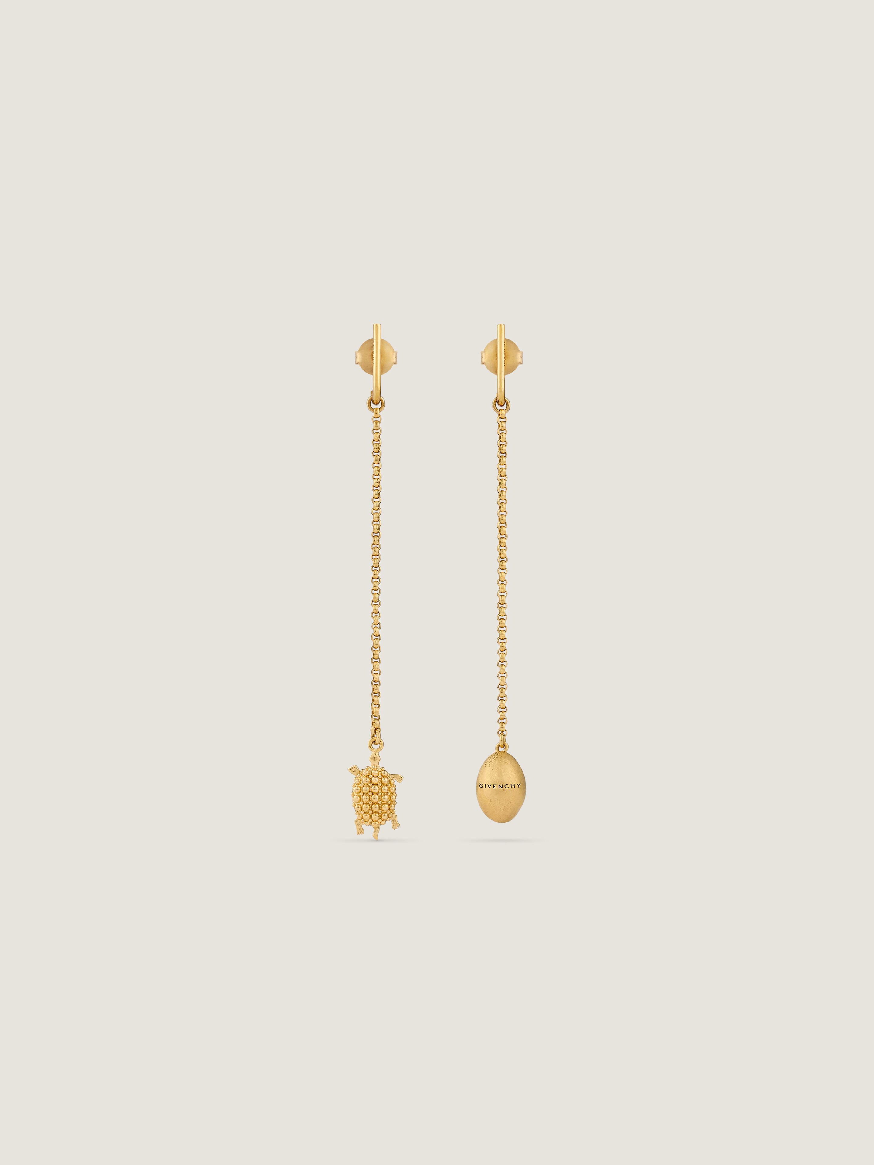 Givenchy - Women's Earrings - Lucky Charms - Golden/Black