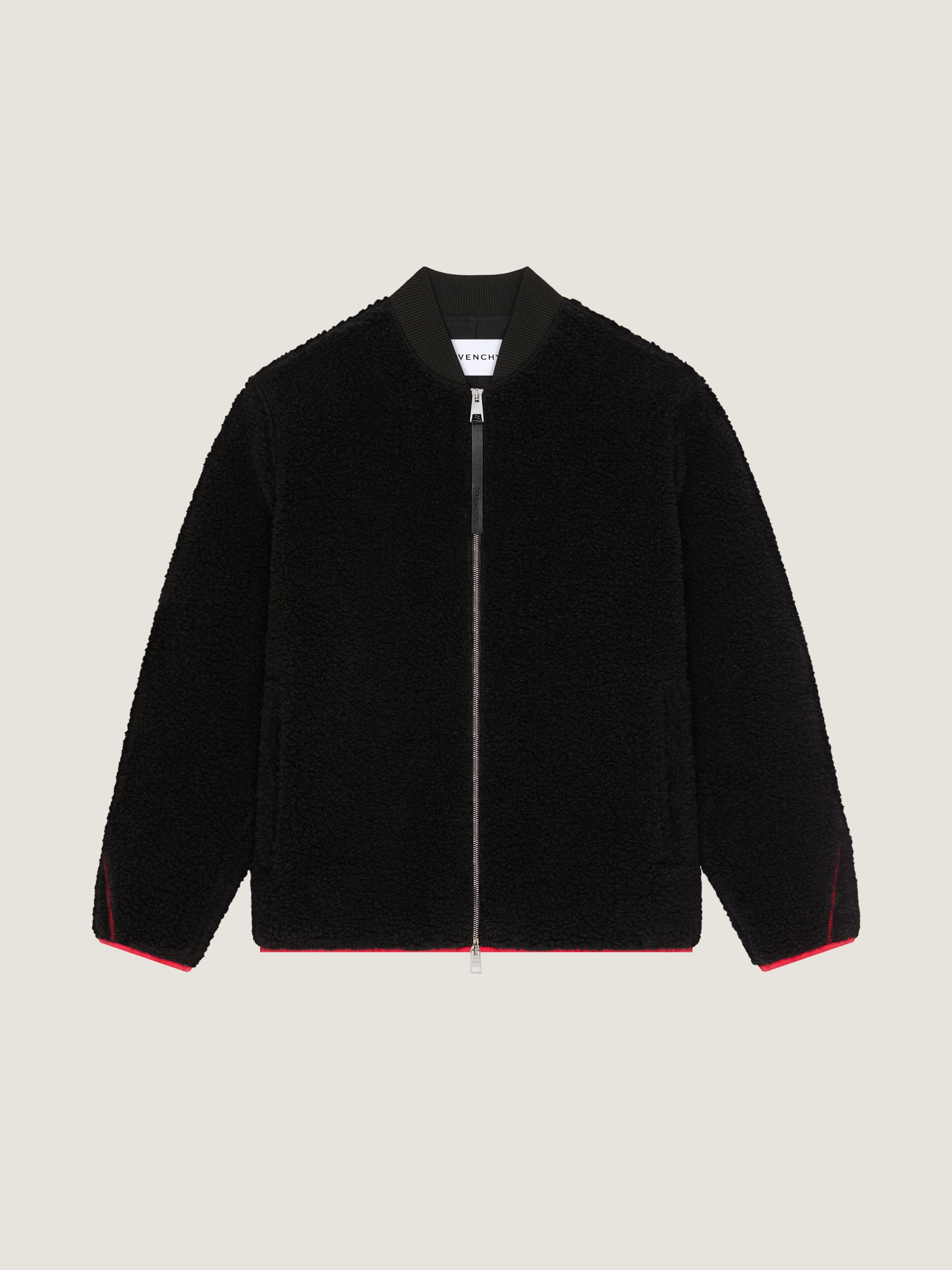 Givenchy Men's Fleece Bomber Jacket Size 46
