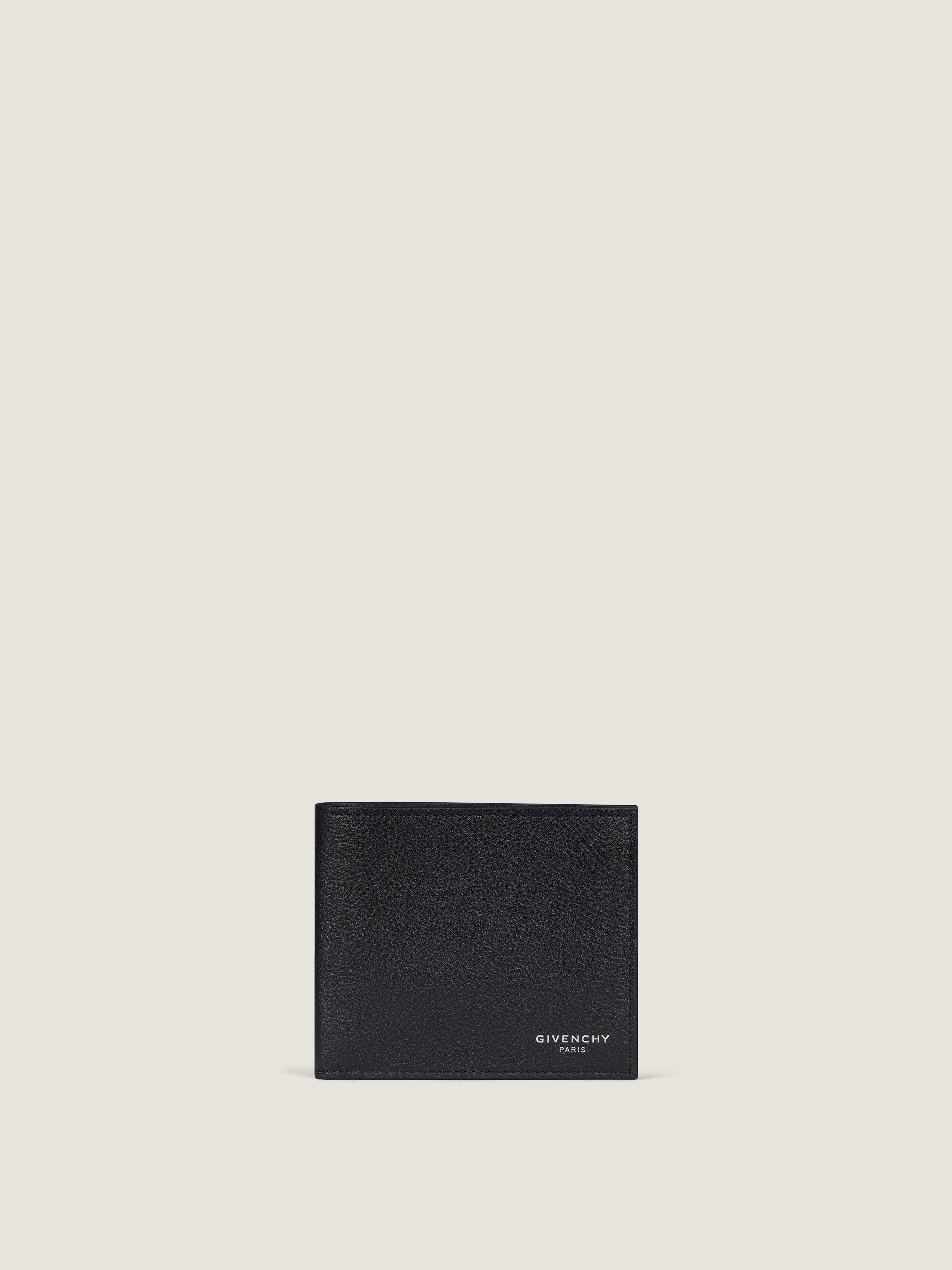Givenchy Grained Leather Bifold Wallet - Black