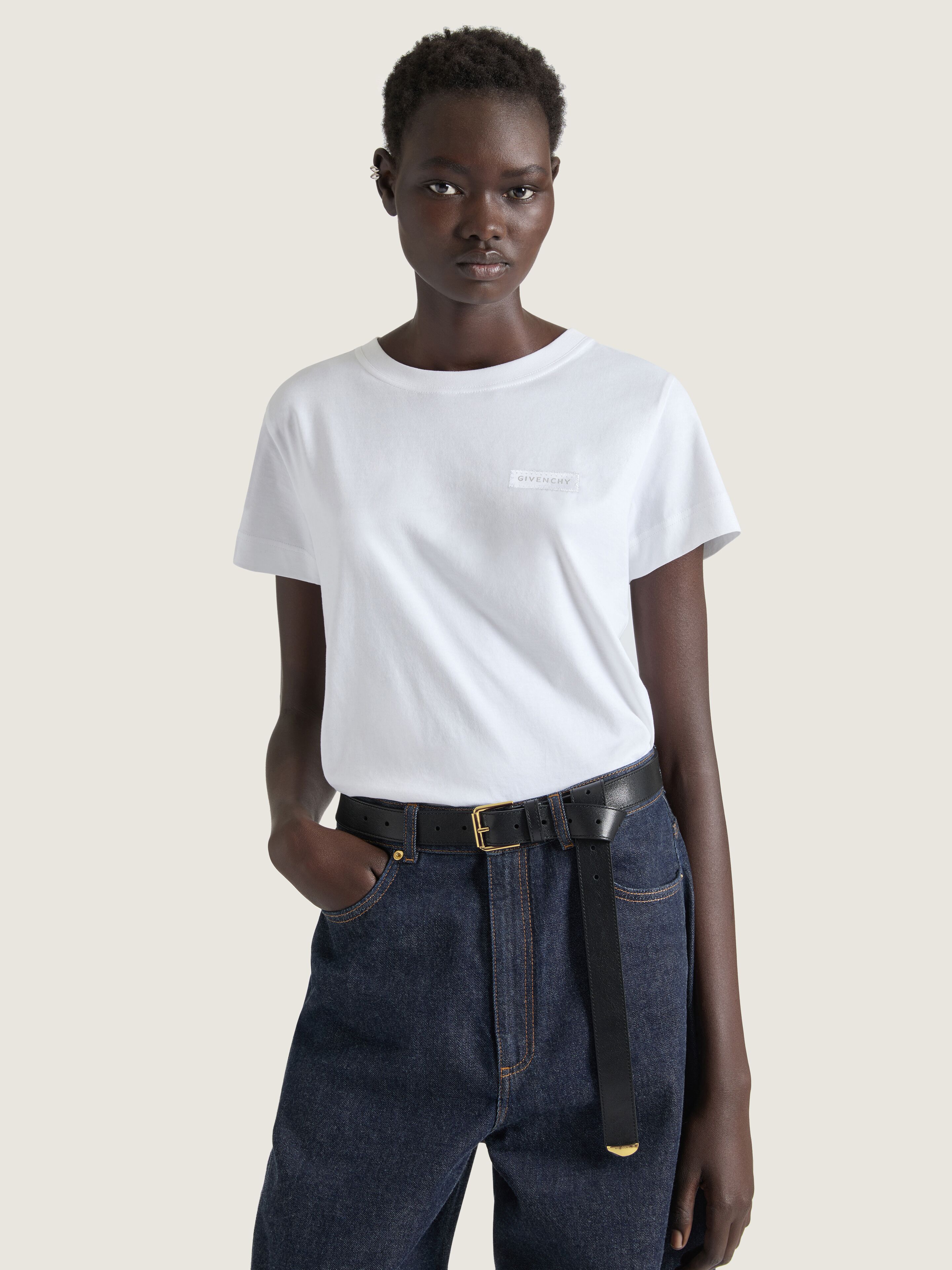 Givenchy - Women's Cotton T-shirt - S - Grain