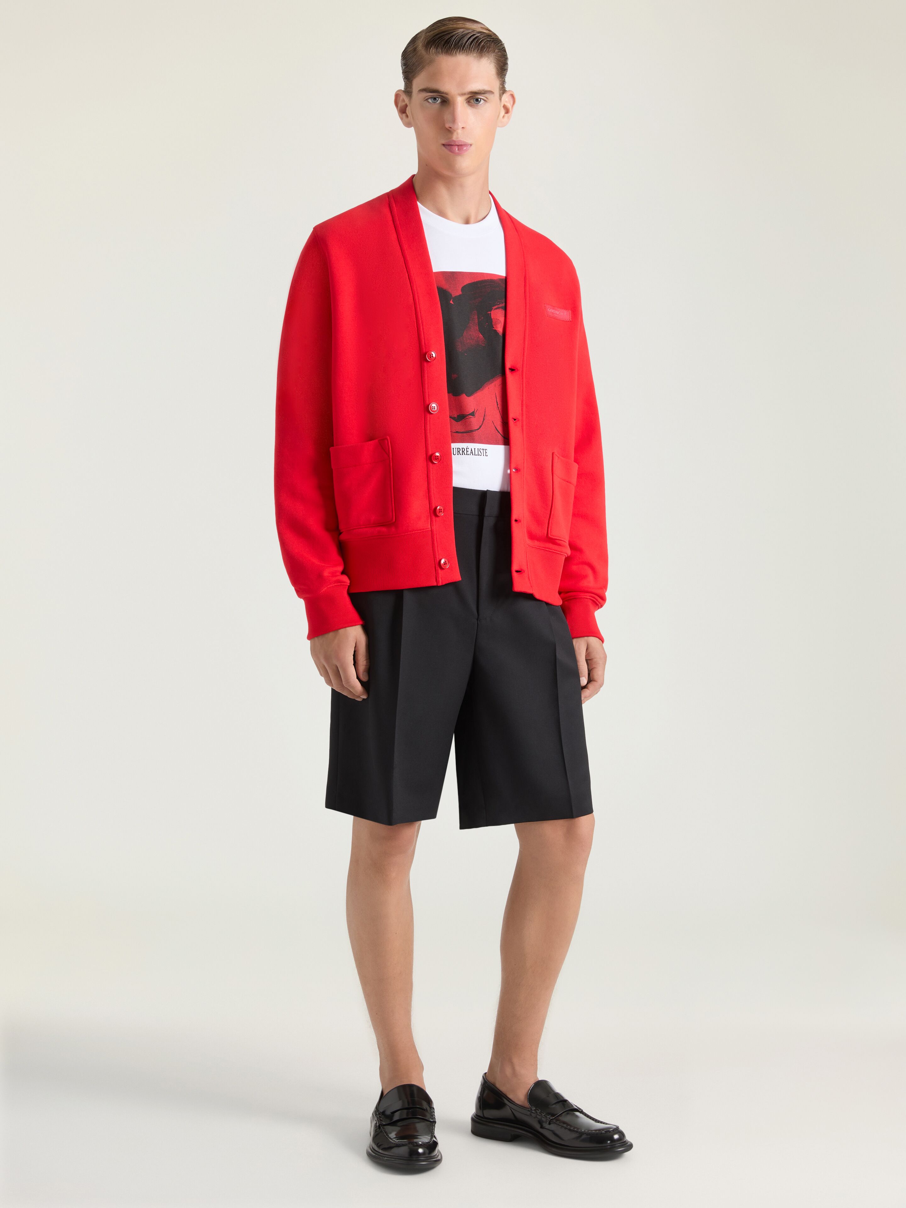 Givenchy - Men's Cardigan - Cotton - L - Grain