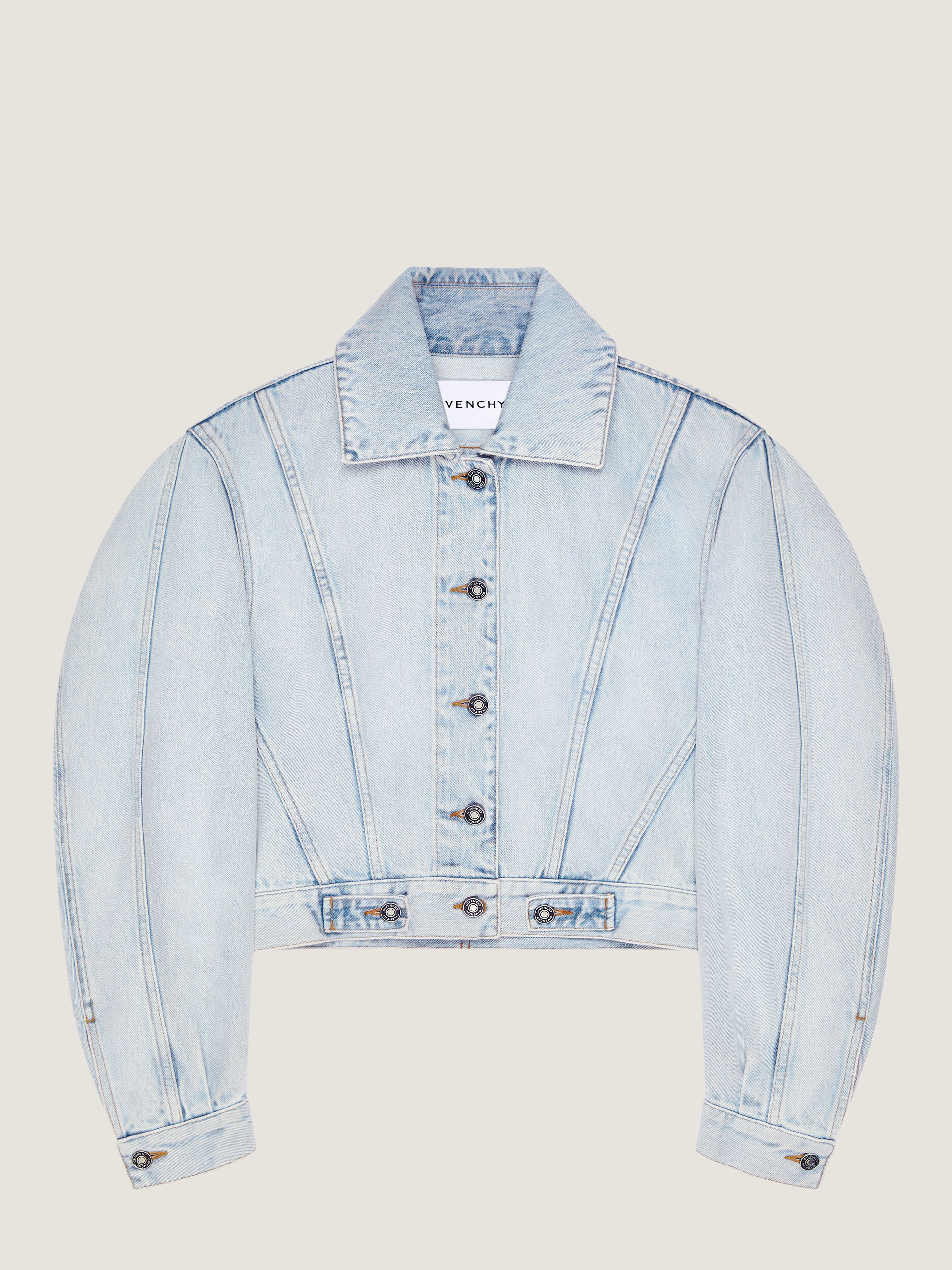 Givenchy Women's Denim Jacket - Light Blue - Size 40