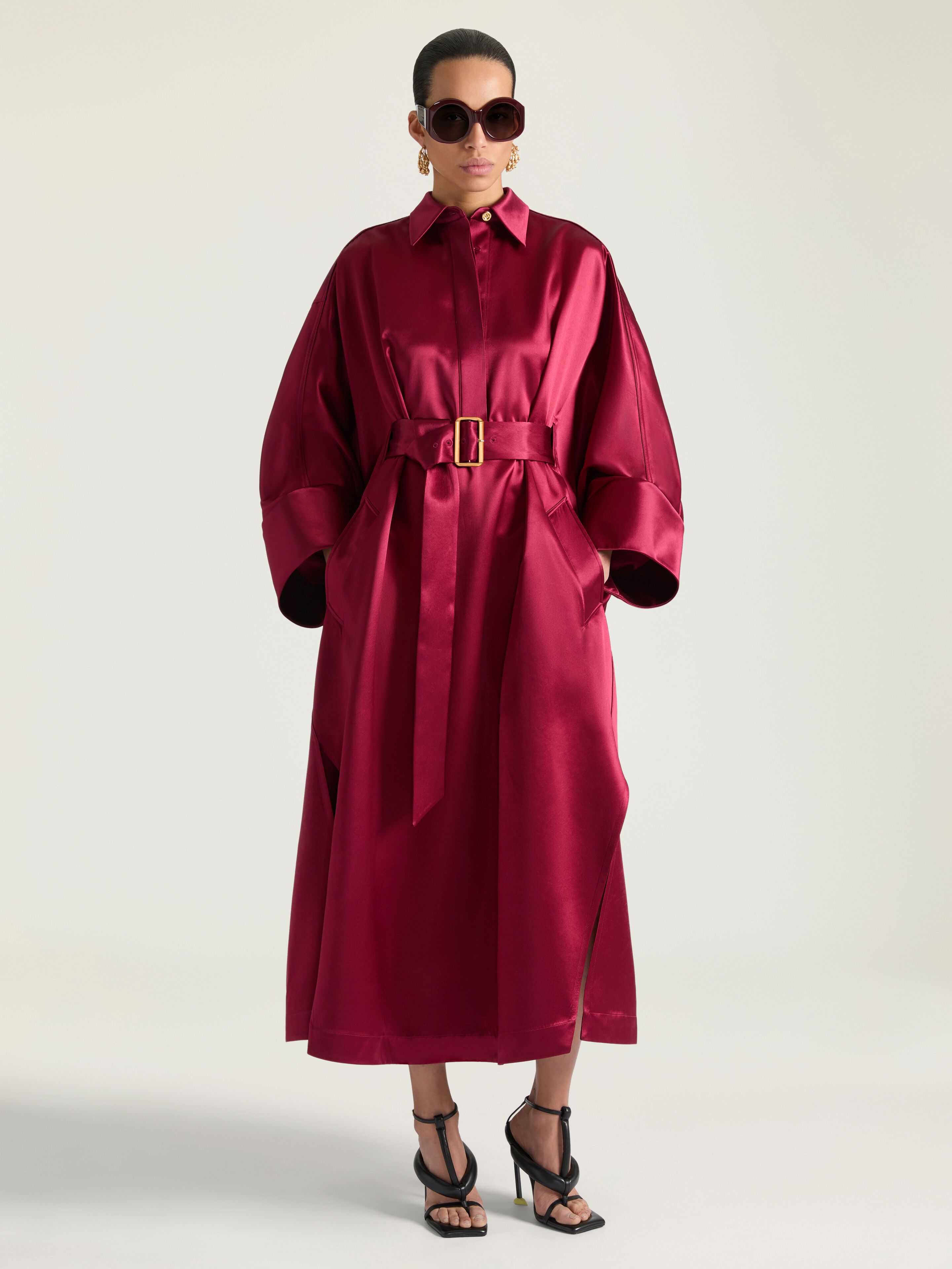 Givenchy Women's Long Dress Acetate Golden