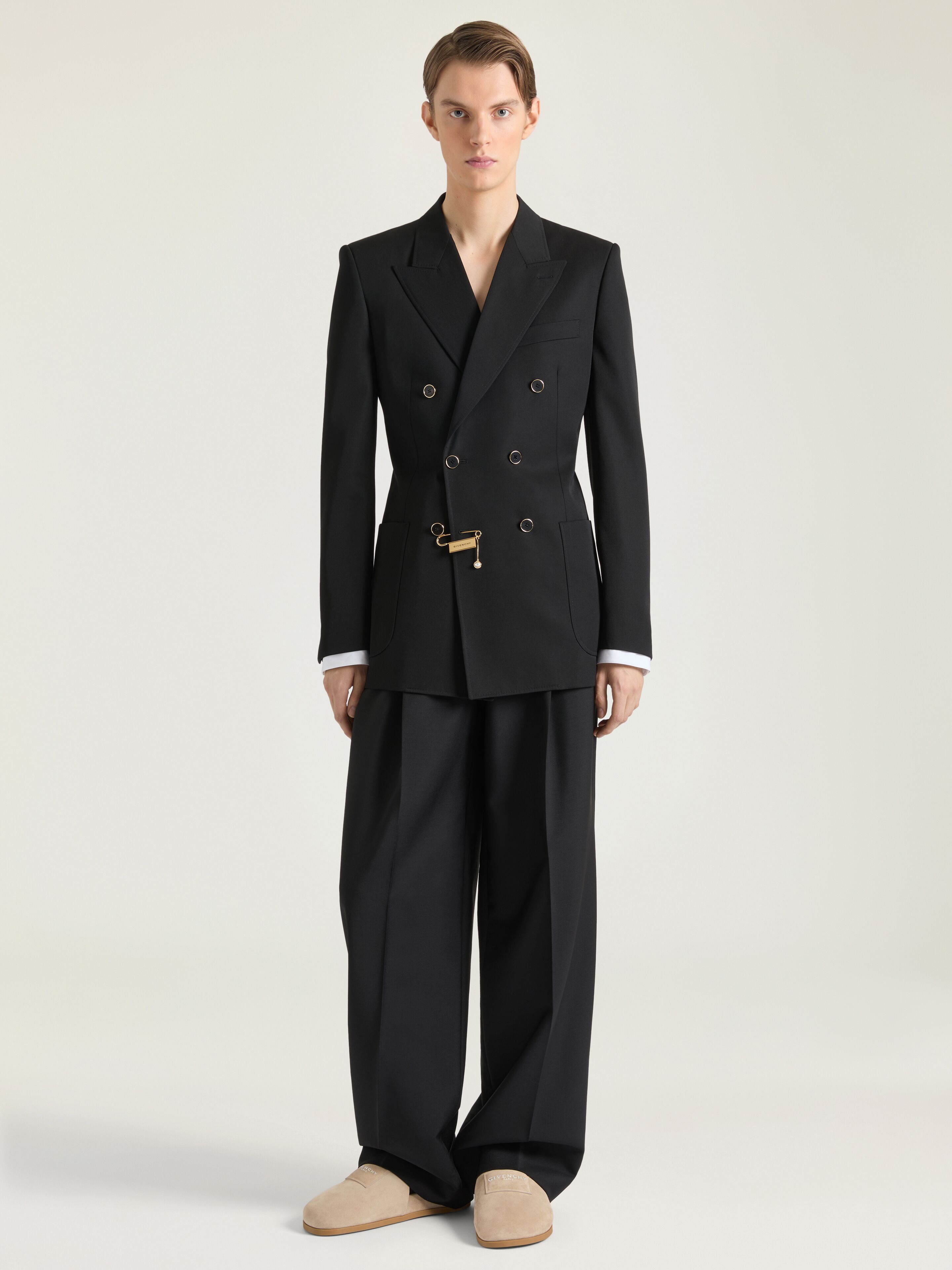 Givenchy - Men - Double-Breasted Slim Fit Jacket - Wool - Size 54