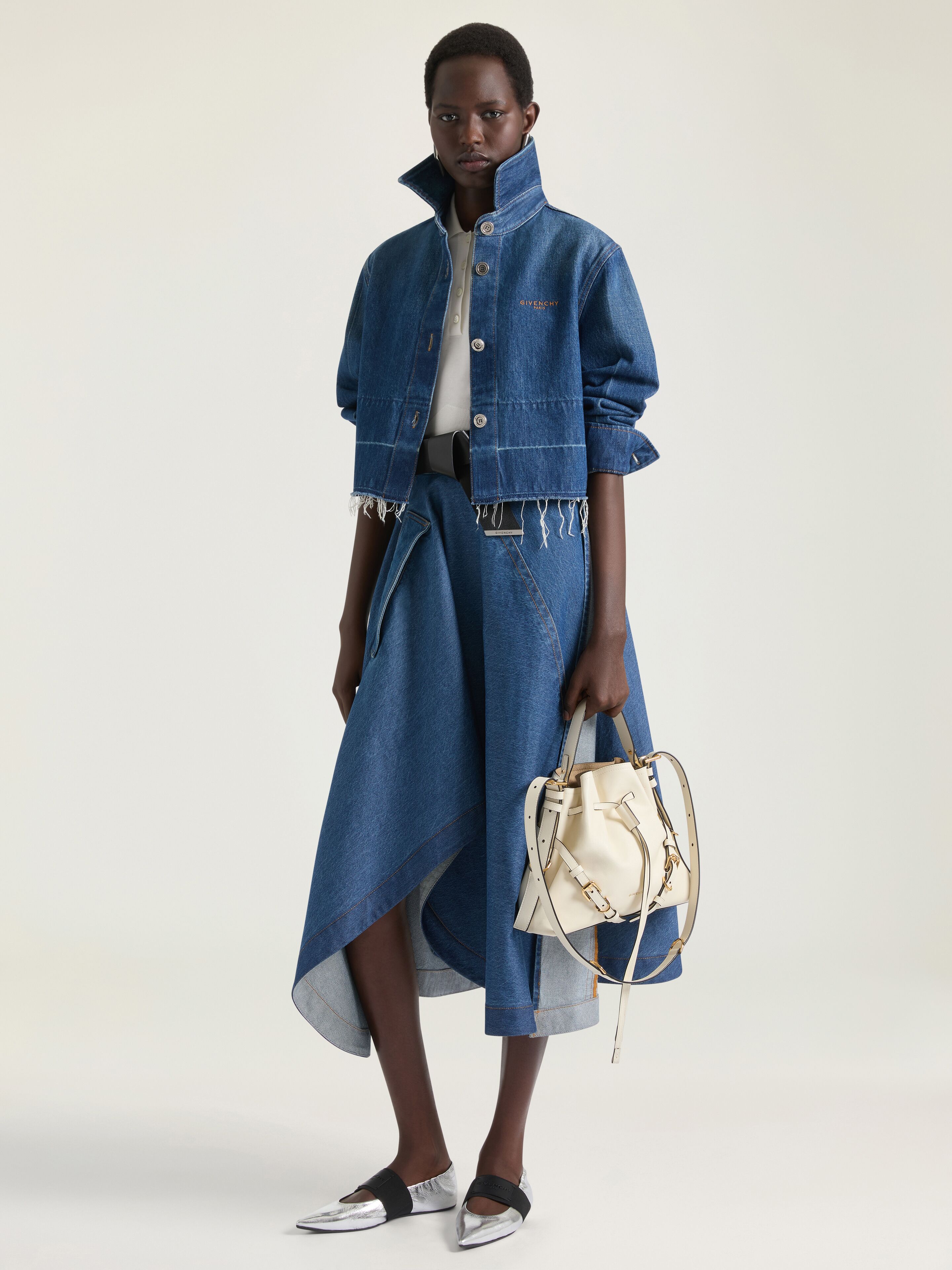 Givenchy Women's Golden Small Voyou Bucket Bag In Shiny Leather
