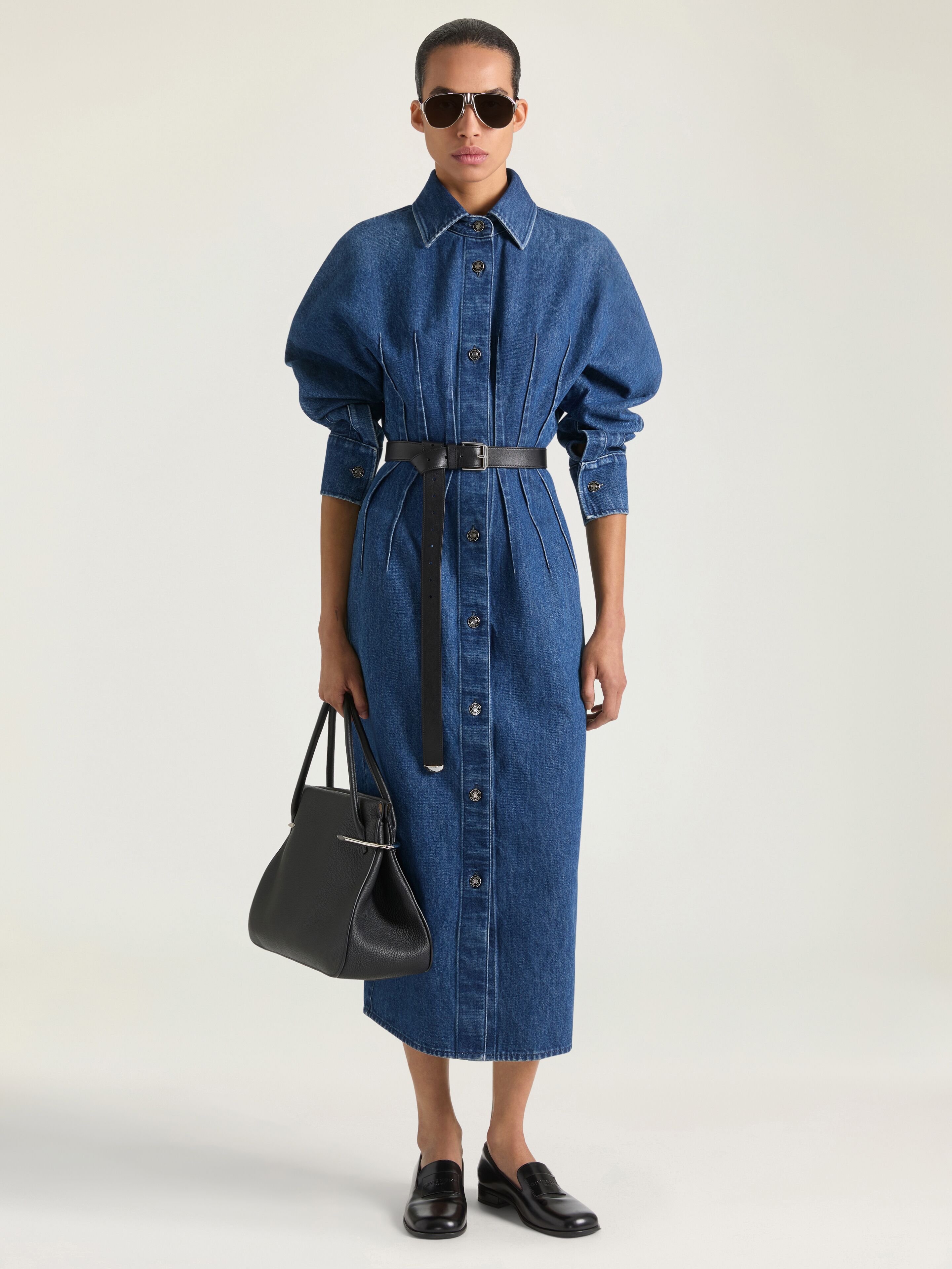 Givenchy - Damen - Cocoon-Kleid - Größe 42 - Denim