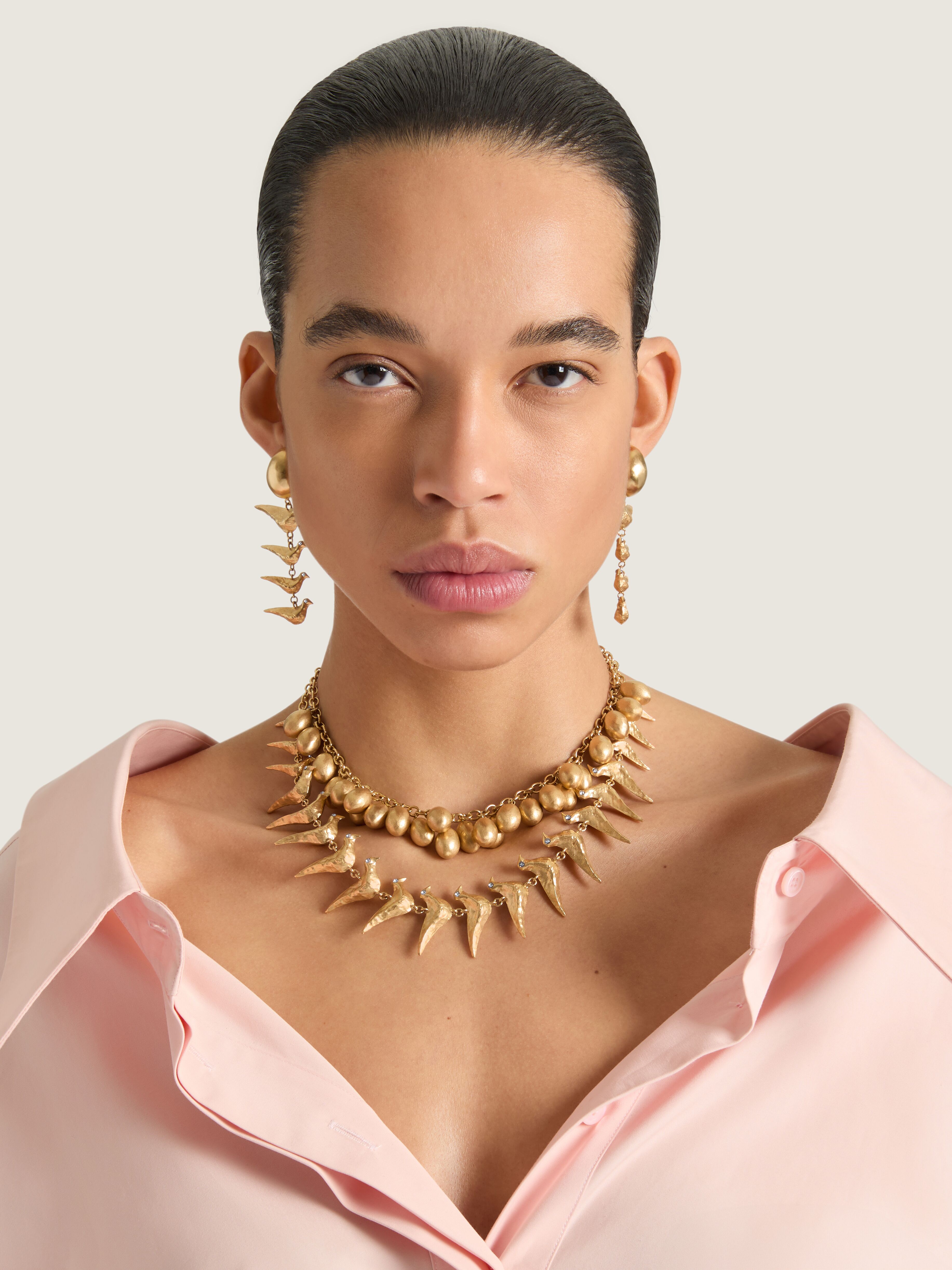 Givenchy - Women's Earrings - Lucky Charms - Brass - Crystal Eyes