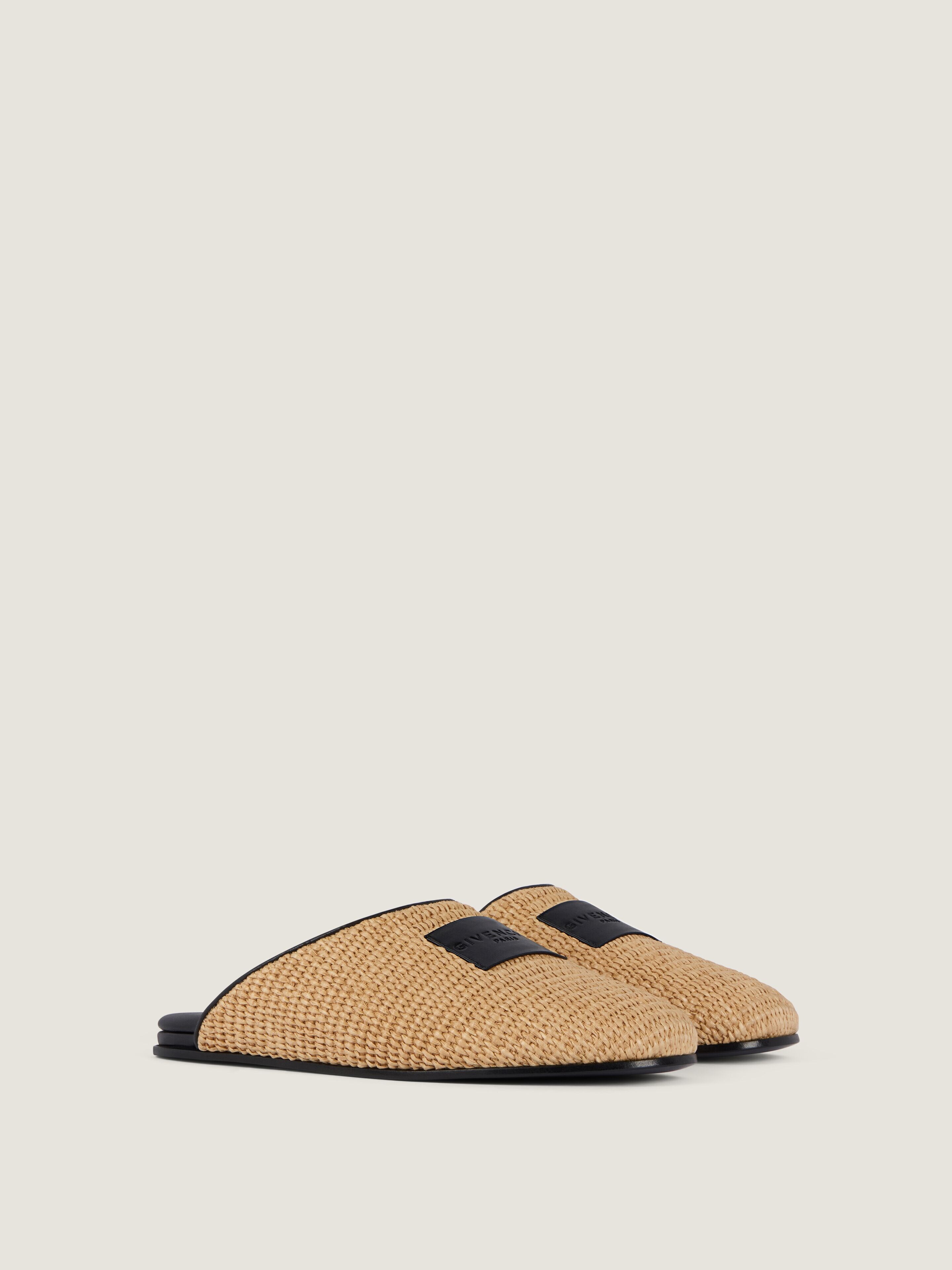 Givenchy - Women's Flat Mules - Raffia Effect - Size 39