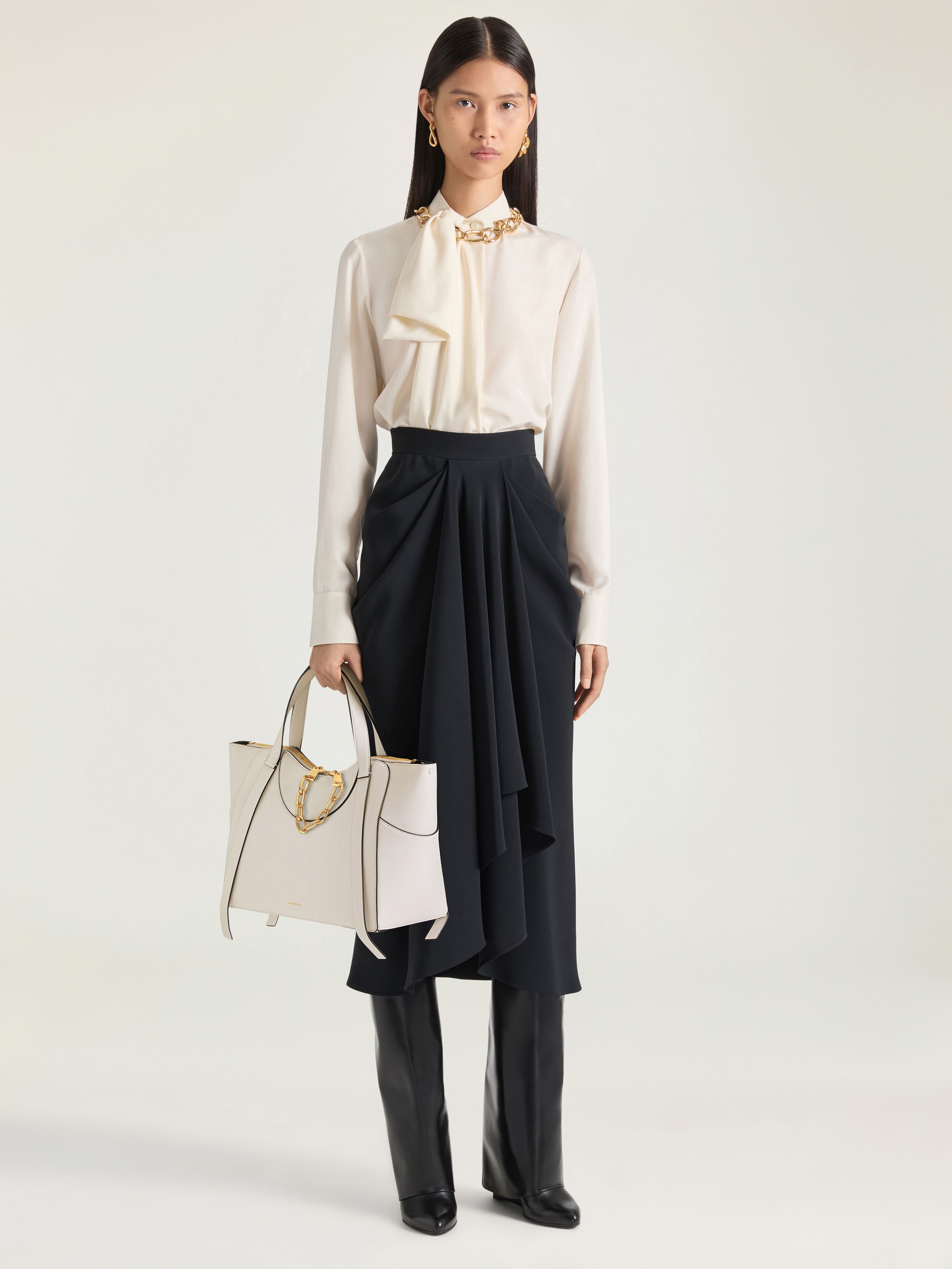 Givenchy - Women's Tote Bag - Calf Leather - Geometric Shape
