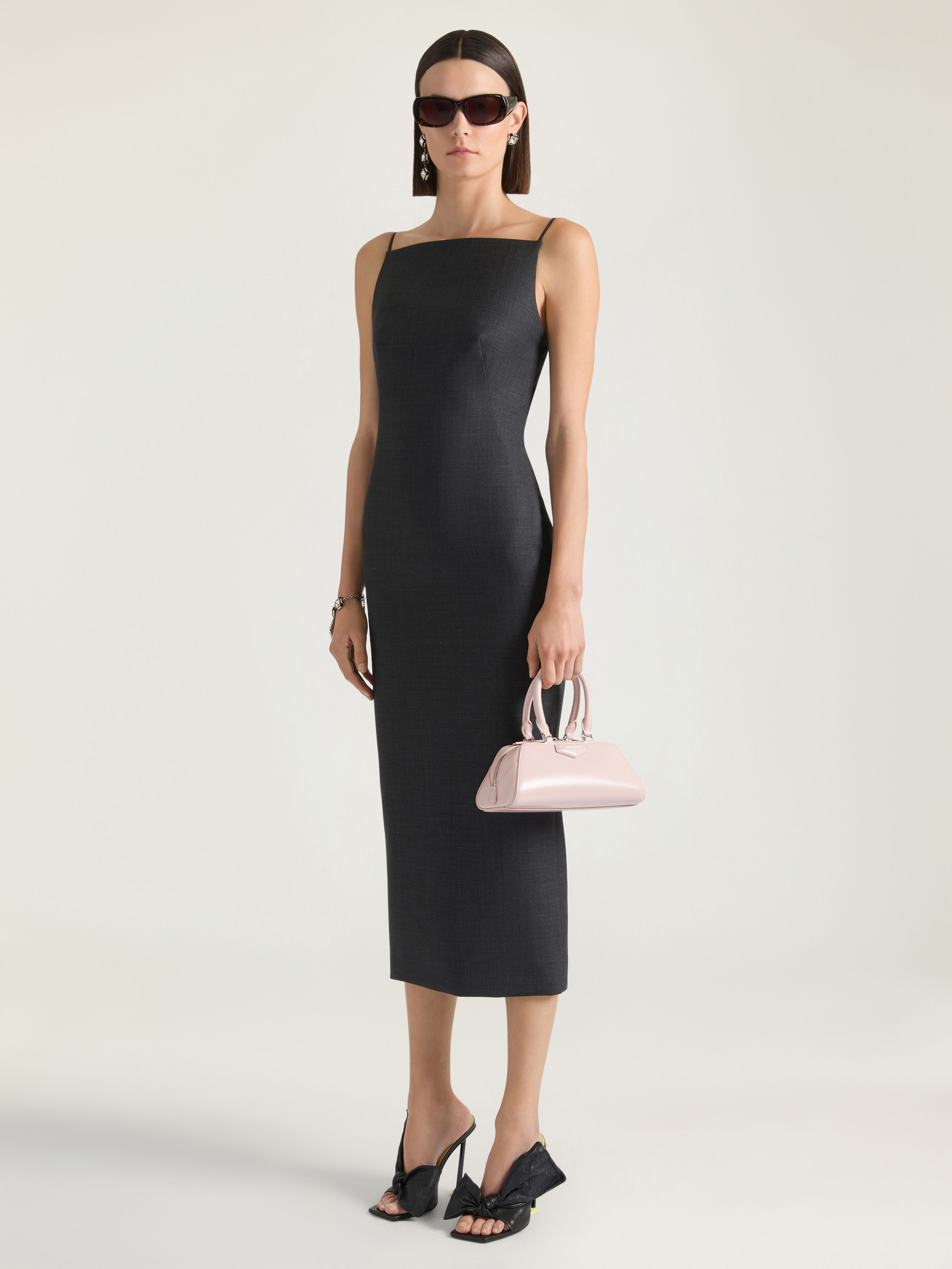 Givenchy - Women's Midi Dress - Wool - Size 38