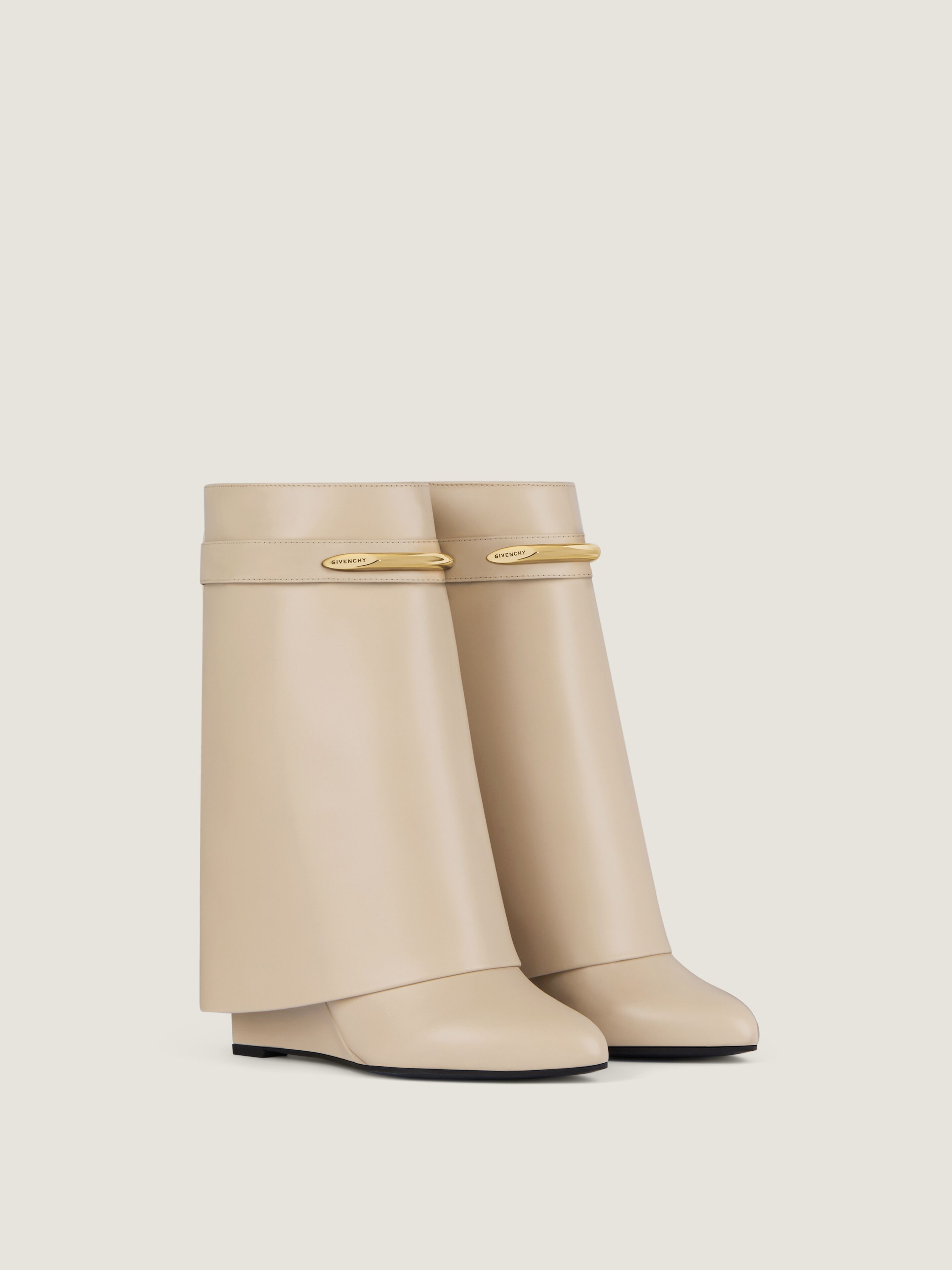 Givenchy - Women's Ankle Boots - Calf Leather - Golden - Size 38