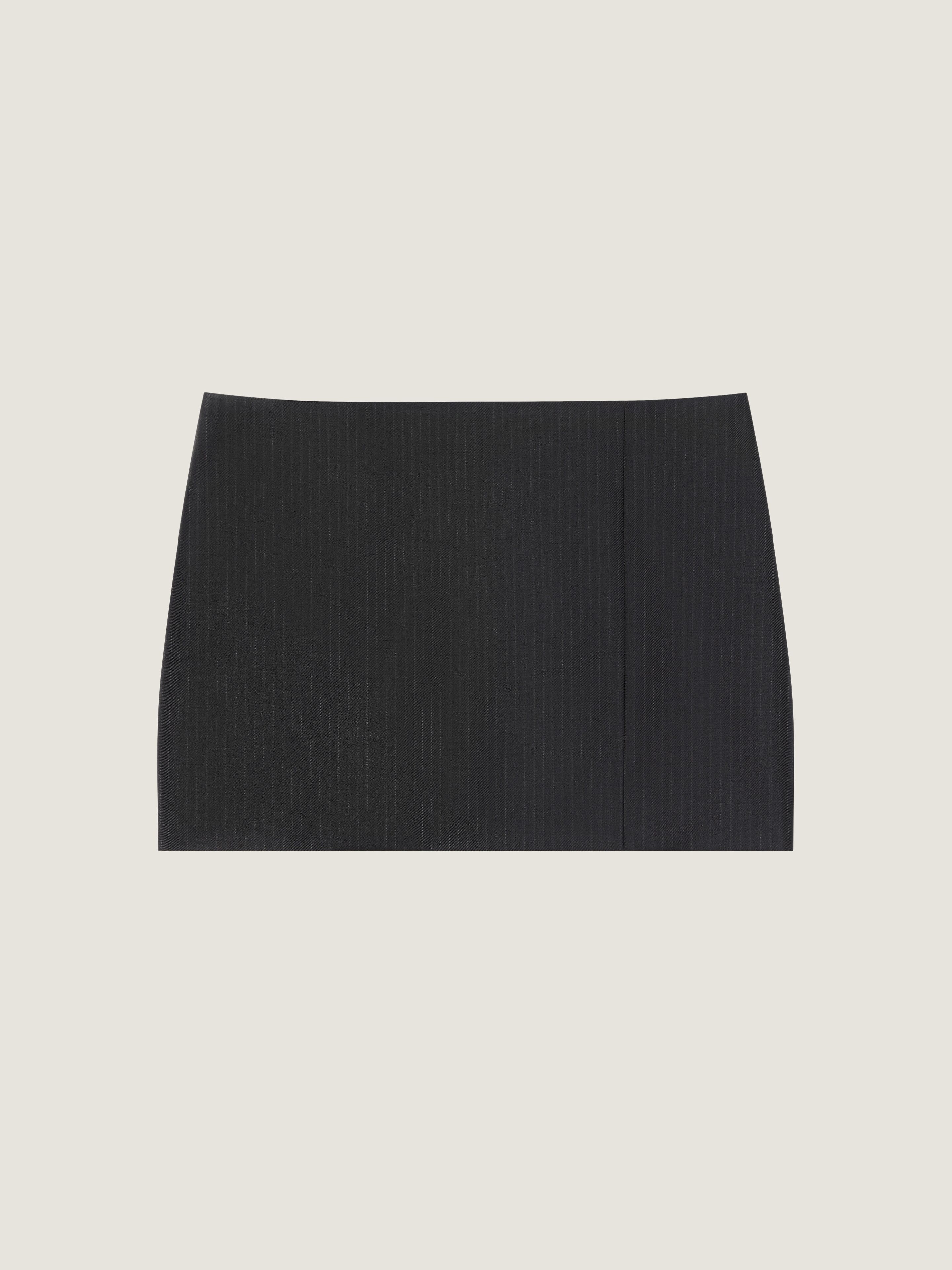 Givenchy Donna Grigio Minigonna A Righe In Lana