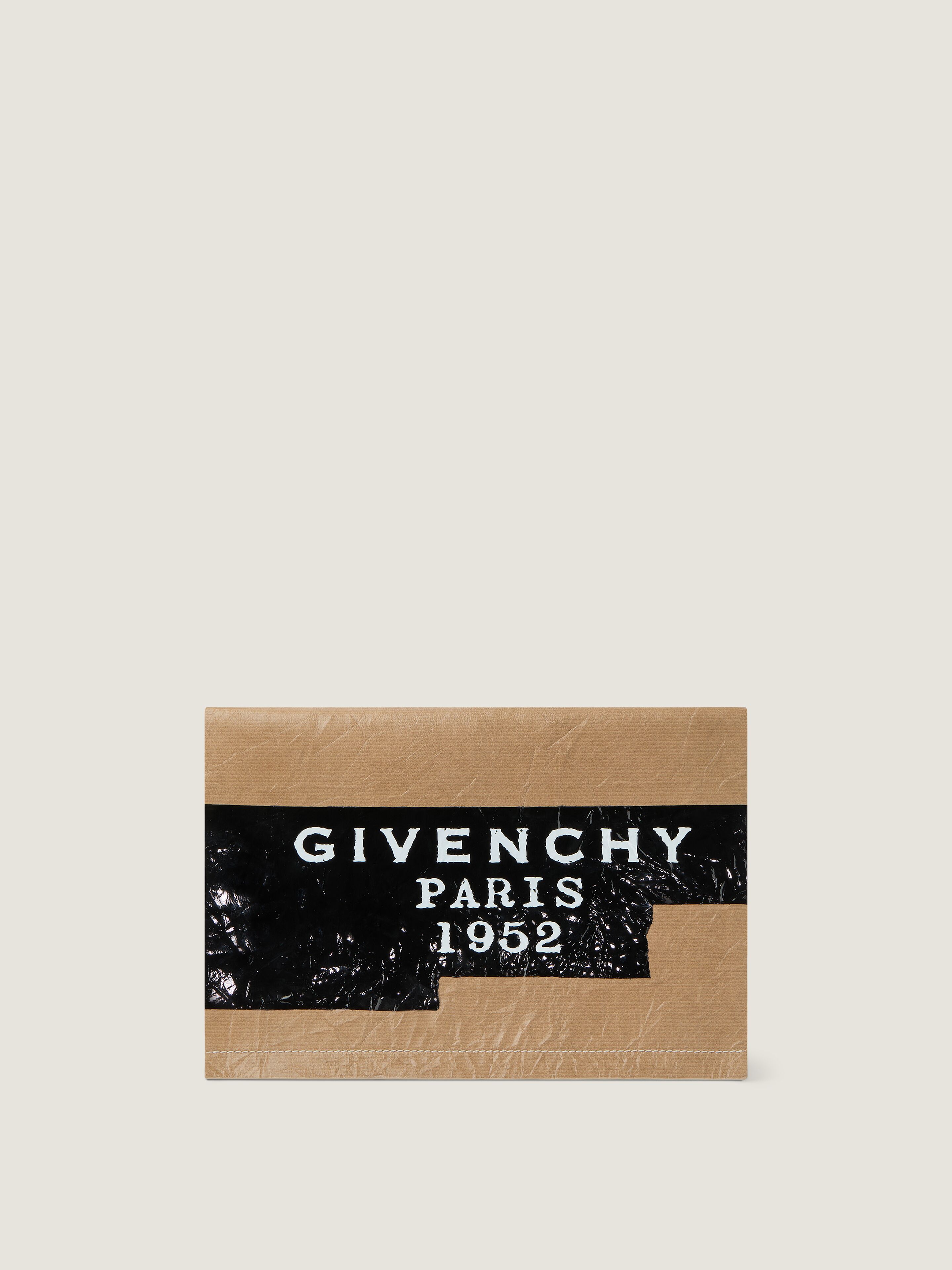 Givenchy Donna Beige Pochette Tape In Pelle