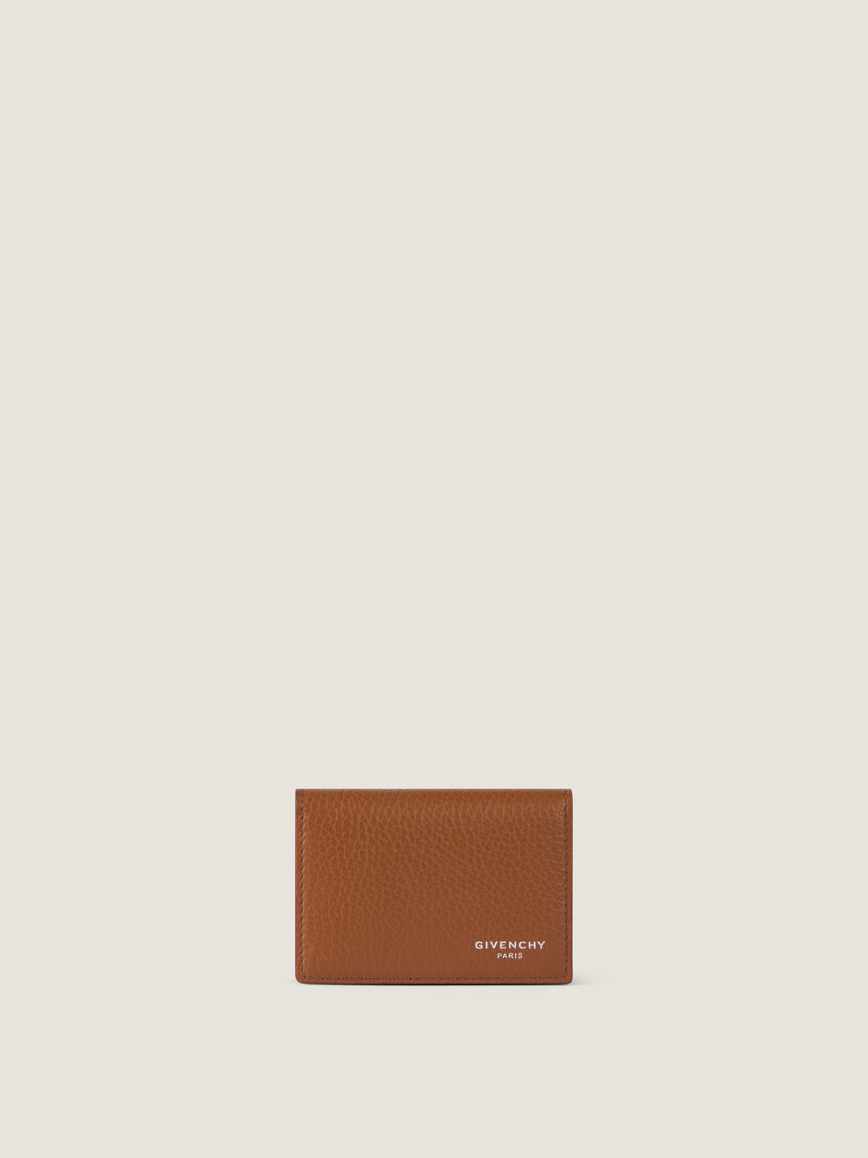Givenchy Grained Leather Flap Card Holder