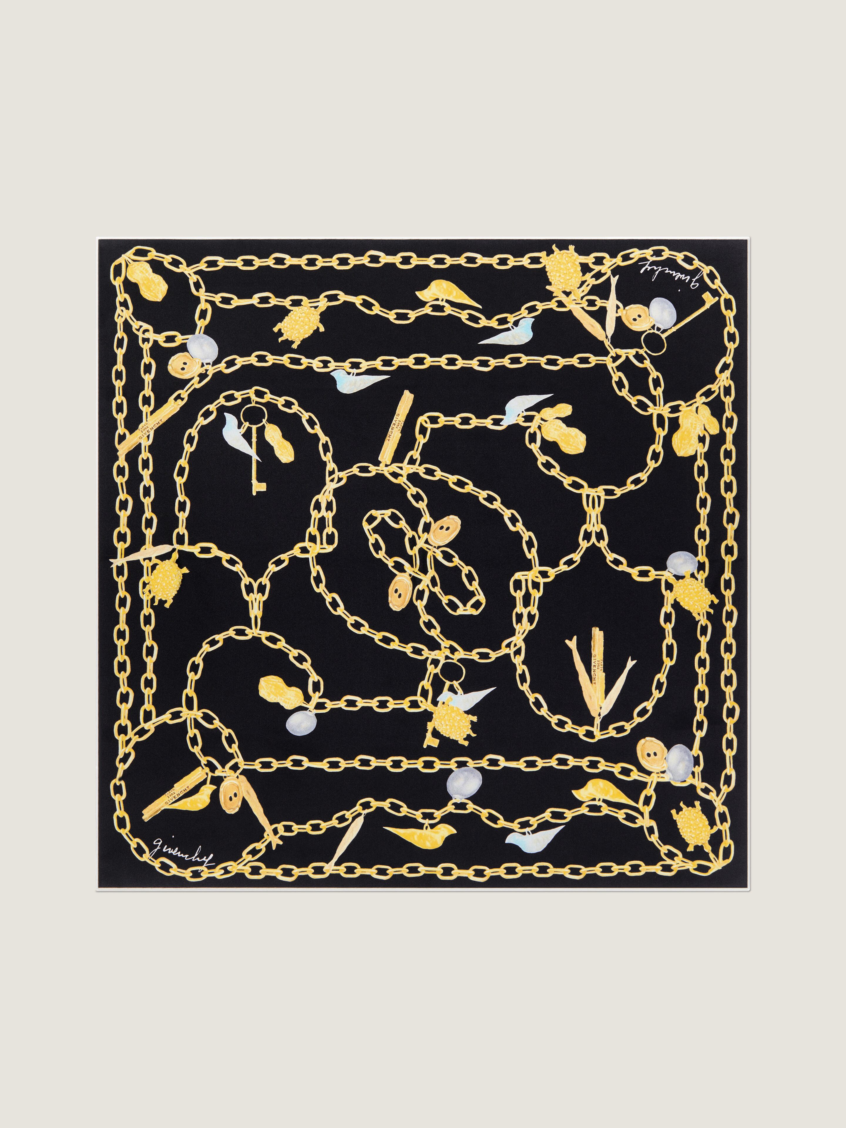 Givenchy - Women's Silk Scarf - Lucky Charms Print