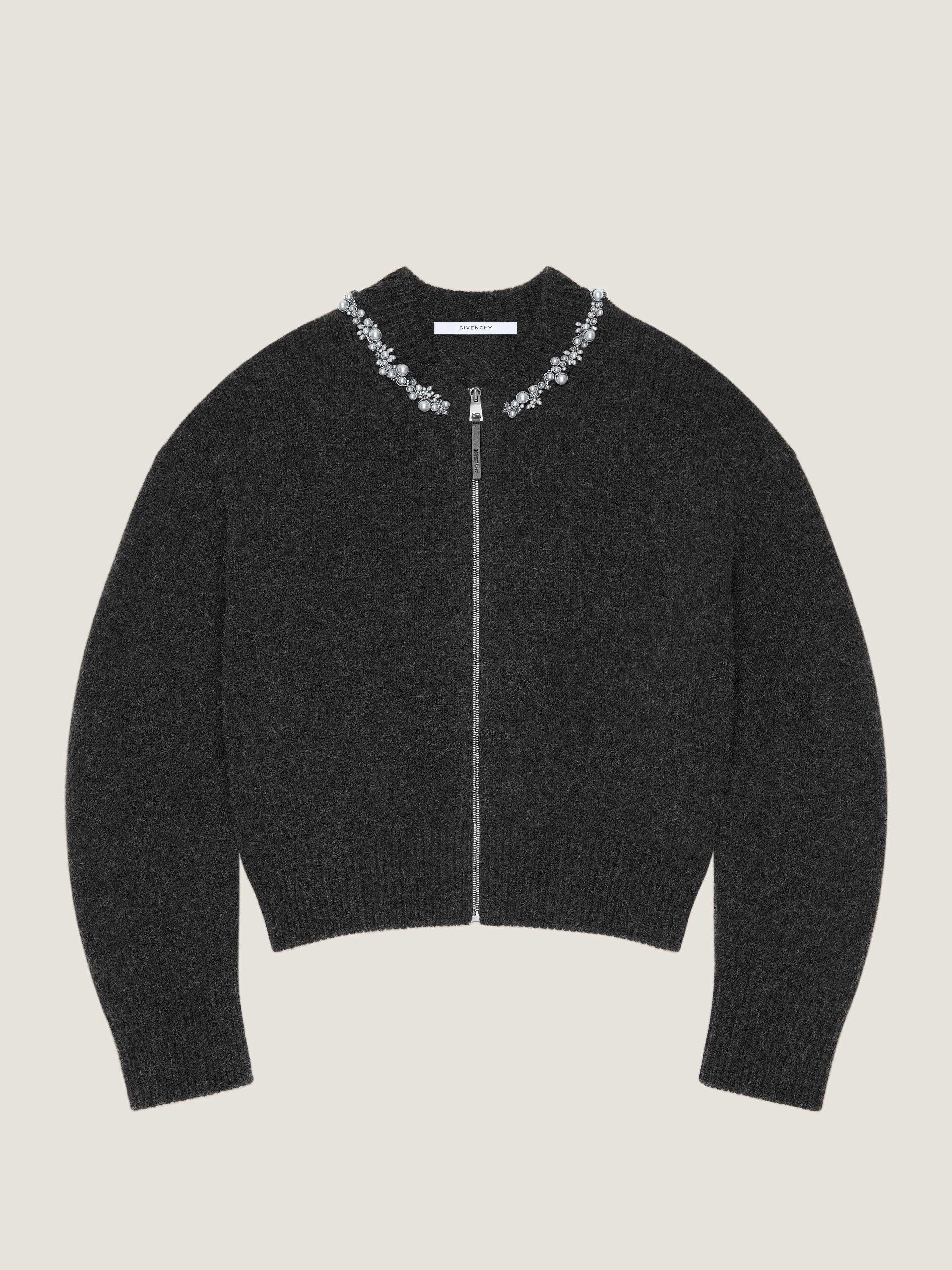 Givenchy - Men's Cardigan - Alpaca/Wool - Crew Neck - Relaxed Fit