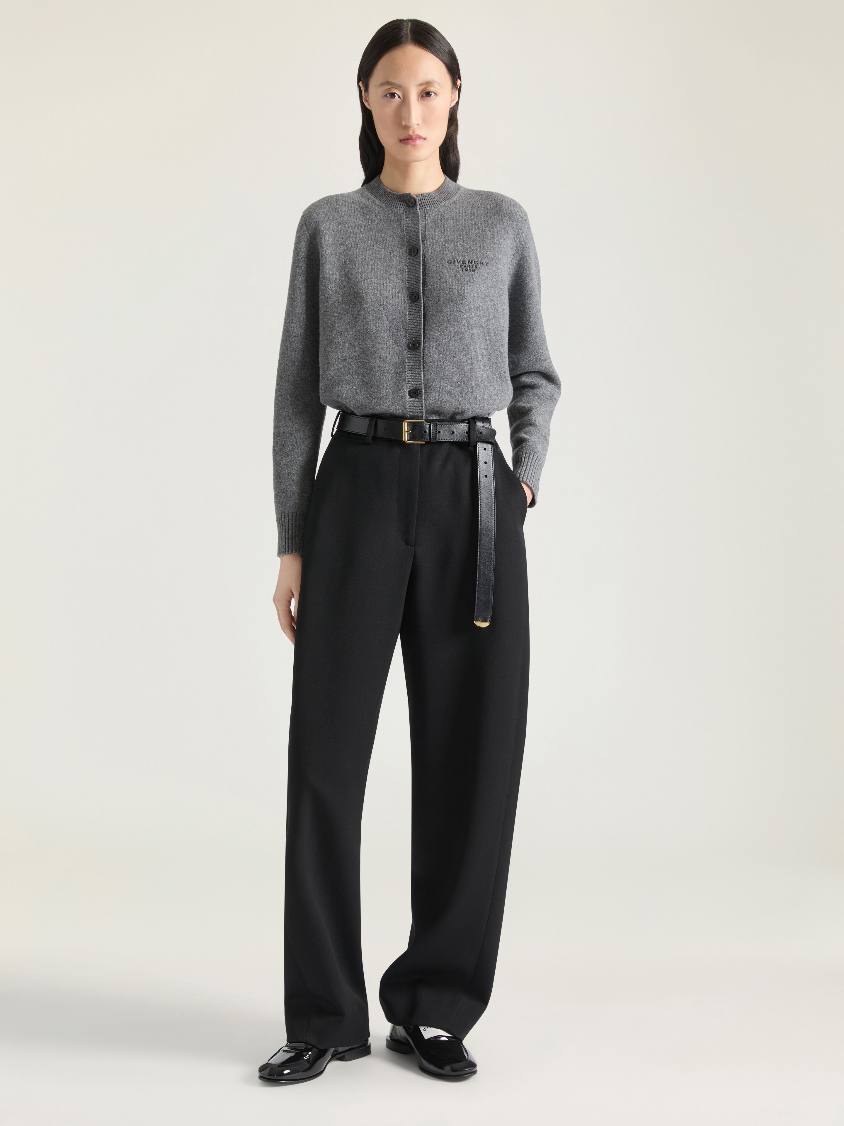 Givenchy - Women's Wool & Cashmere Cardigan - Crew Neck - XS