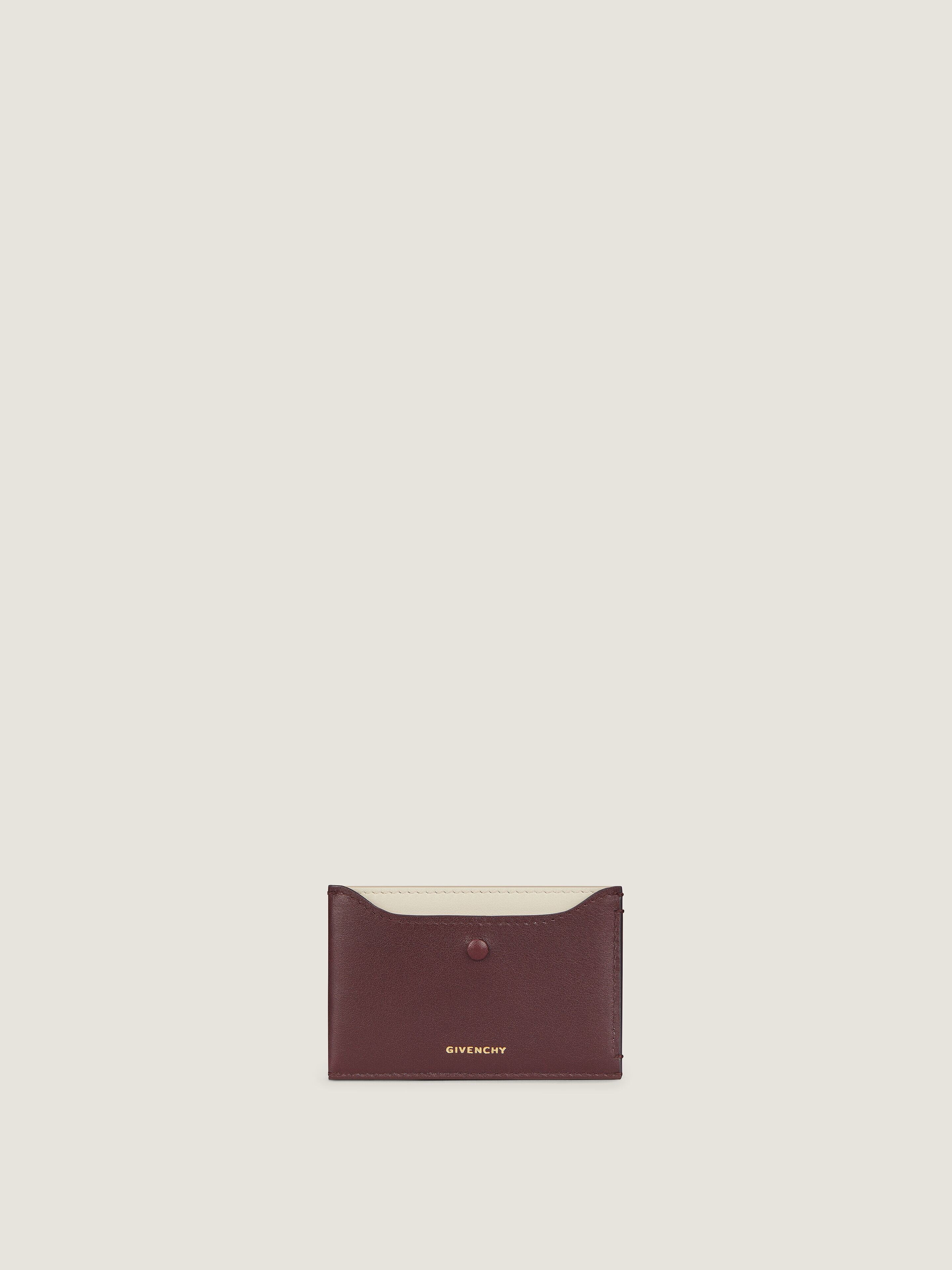 Givenchy Shiny Calfskin Leather Day Card Holder - Multicolor