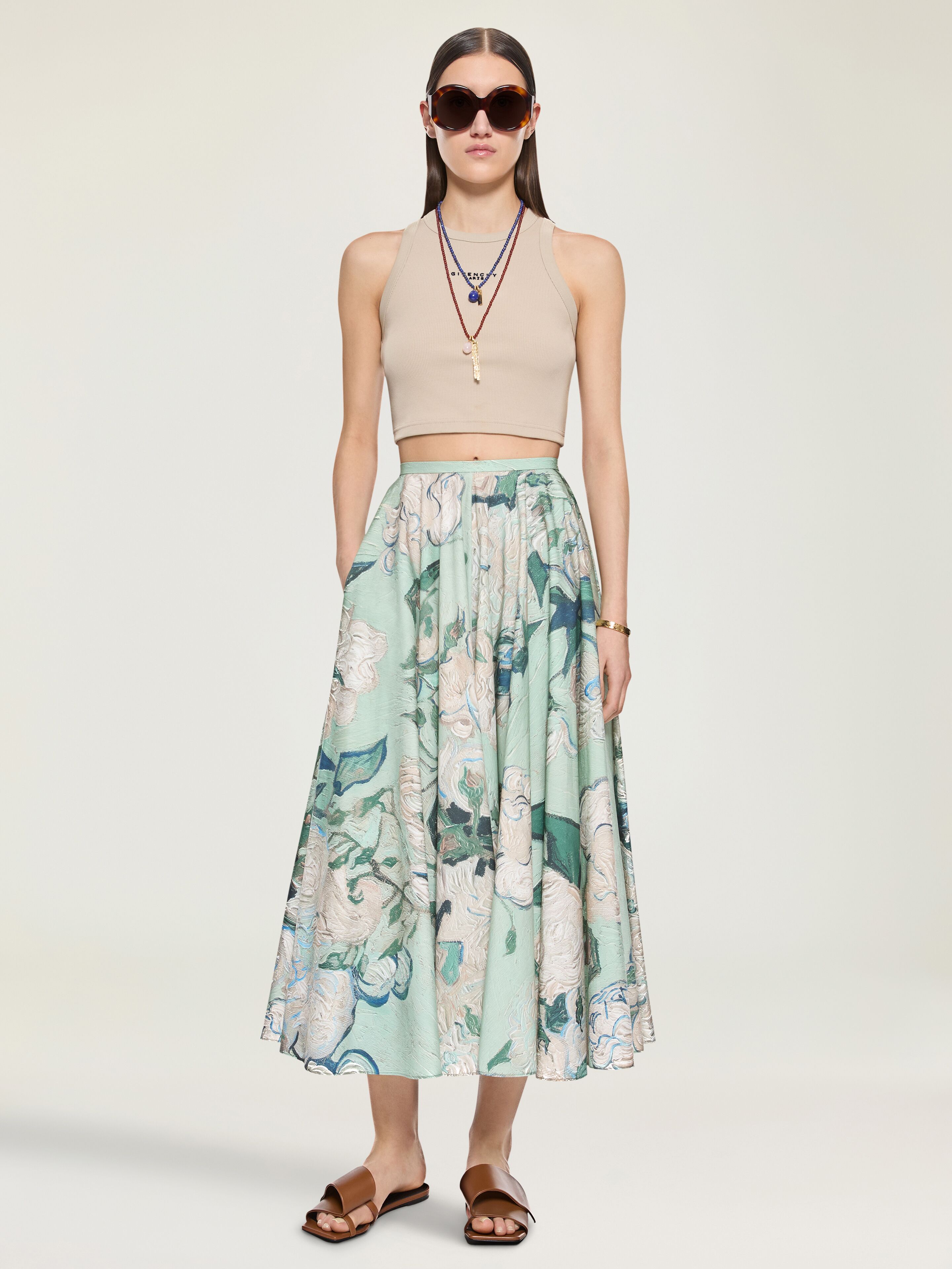 Givenchy Women's Cotton Cropped Tank Top