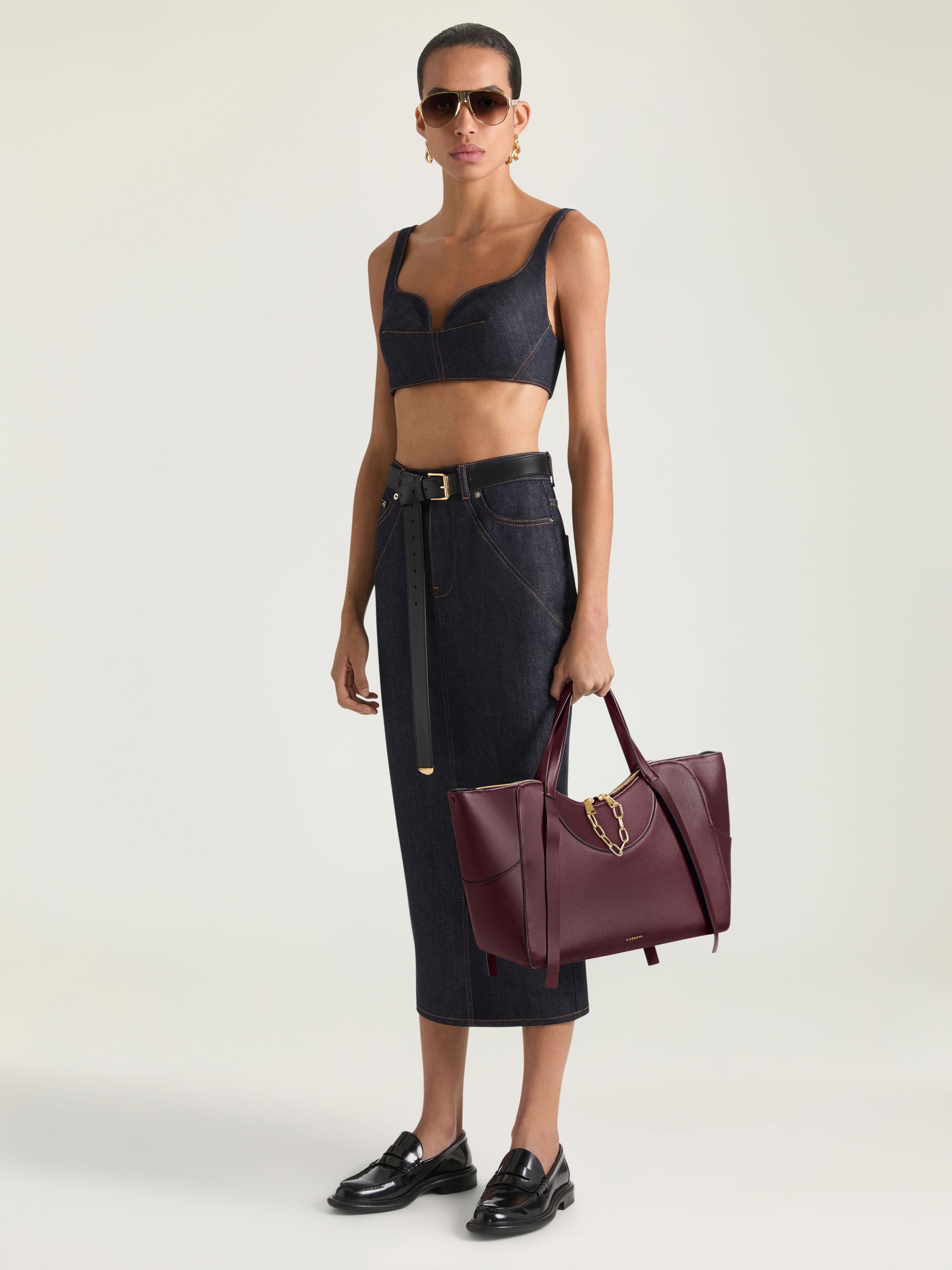 Givenchy - Women's Handbag - The Snatch - Calf Leather