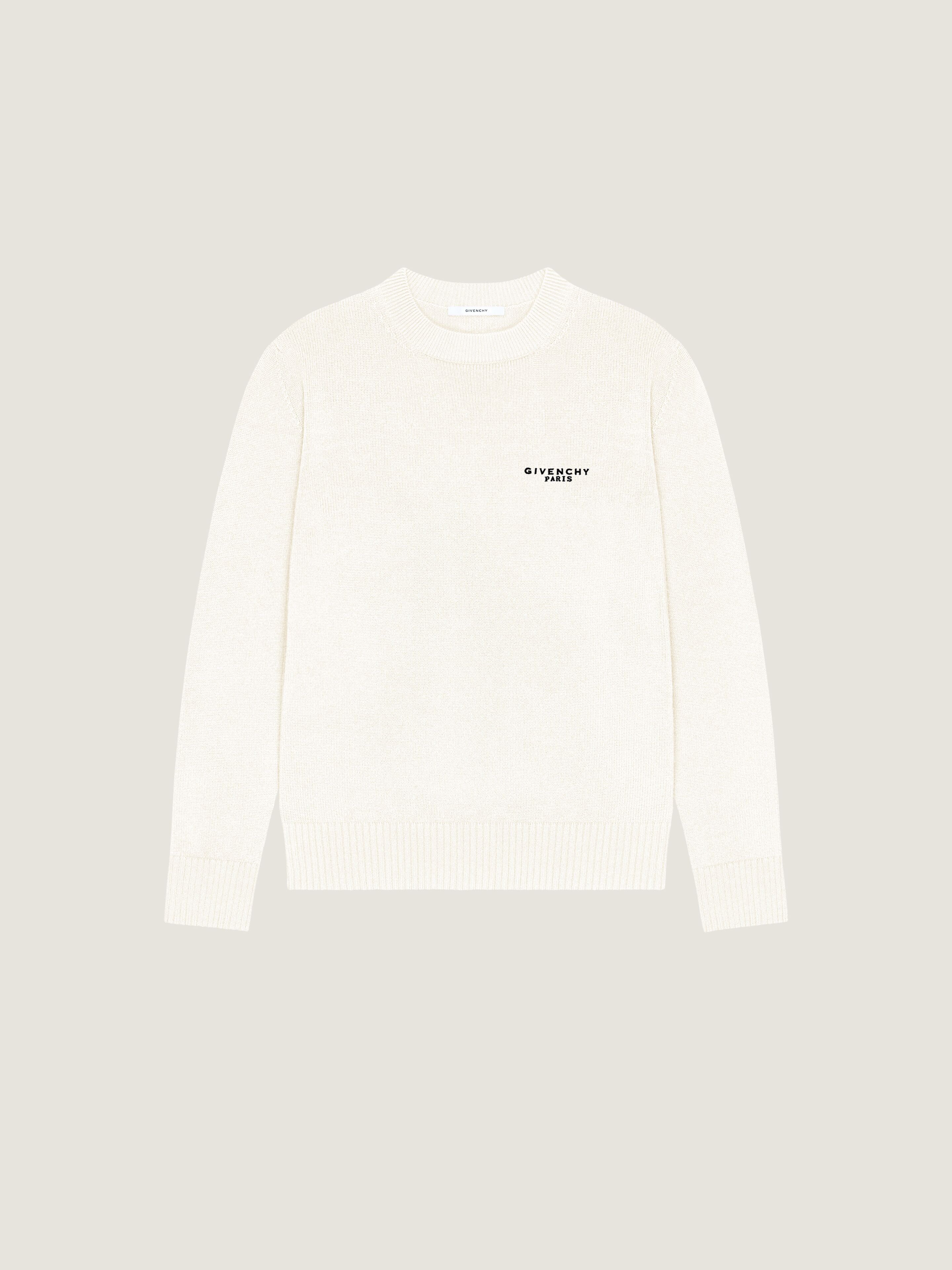 Givenchy Donna Bianco Pullover Di Lana E Cachemire