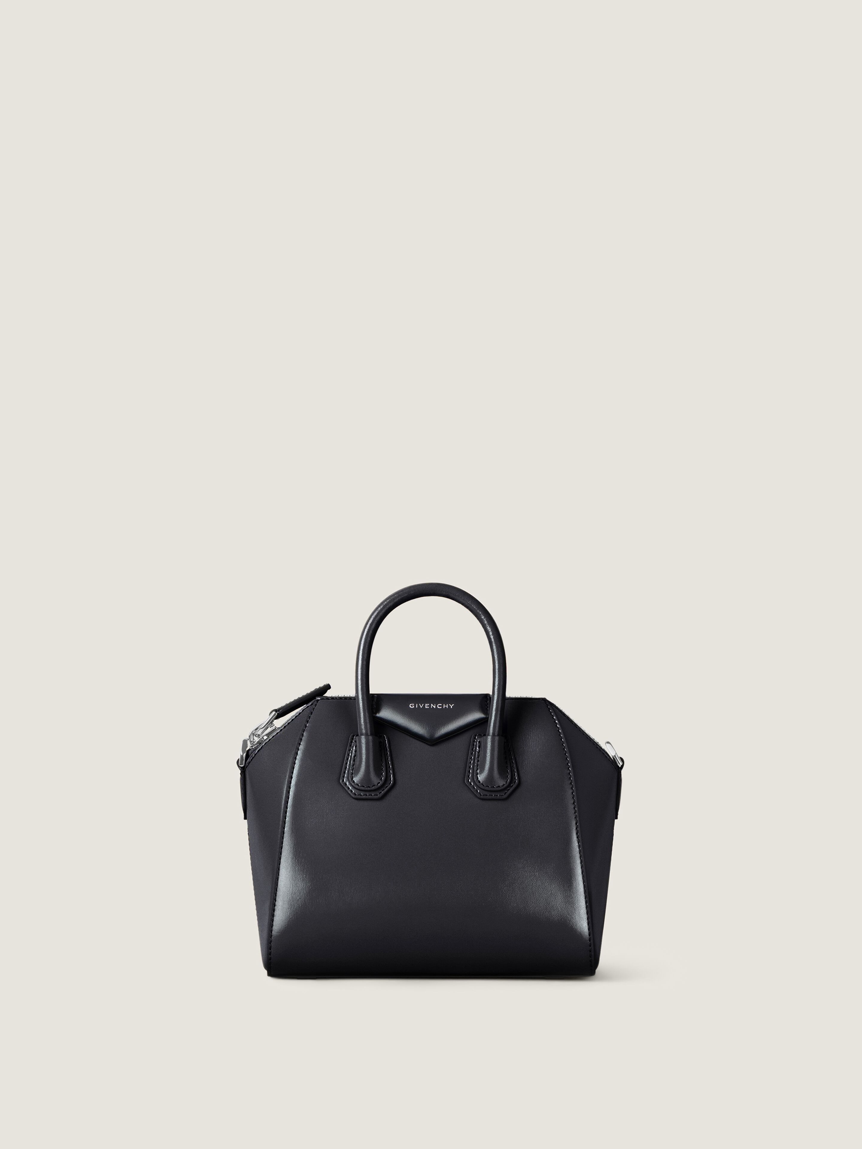 Givenchy Donna Nero Borsa Antigona Mini In Pelle Box