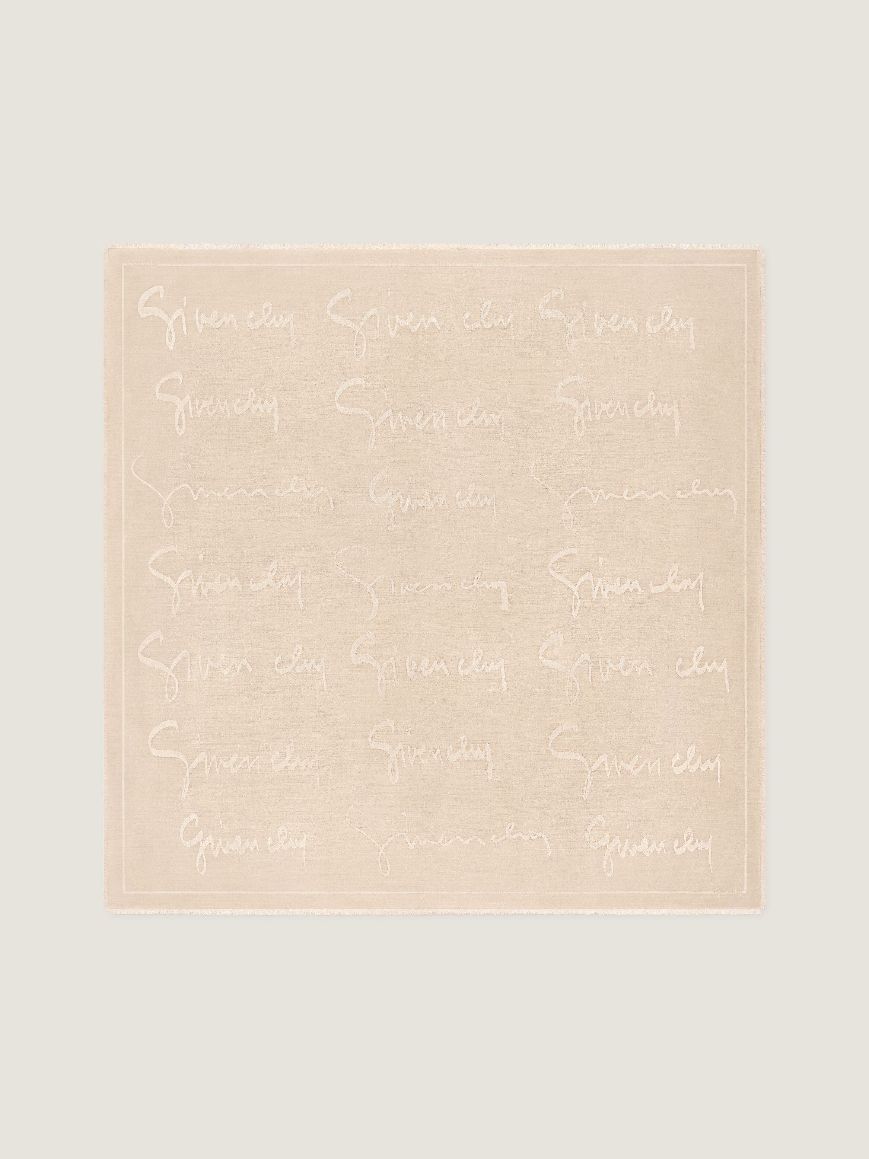 Givenchy Silk and Wool Shawl Multicolor OS