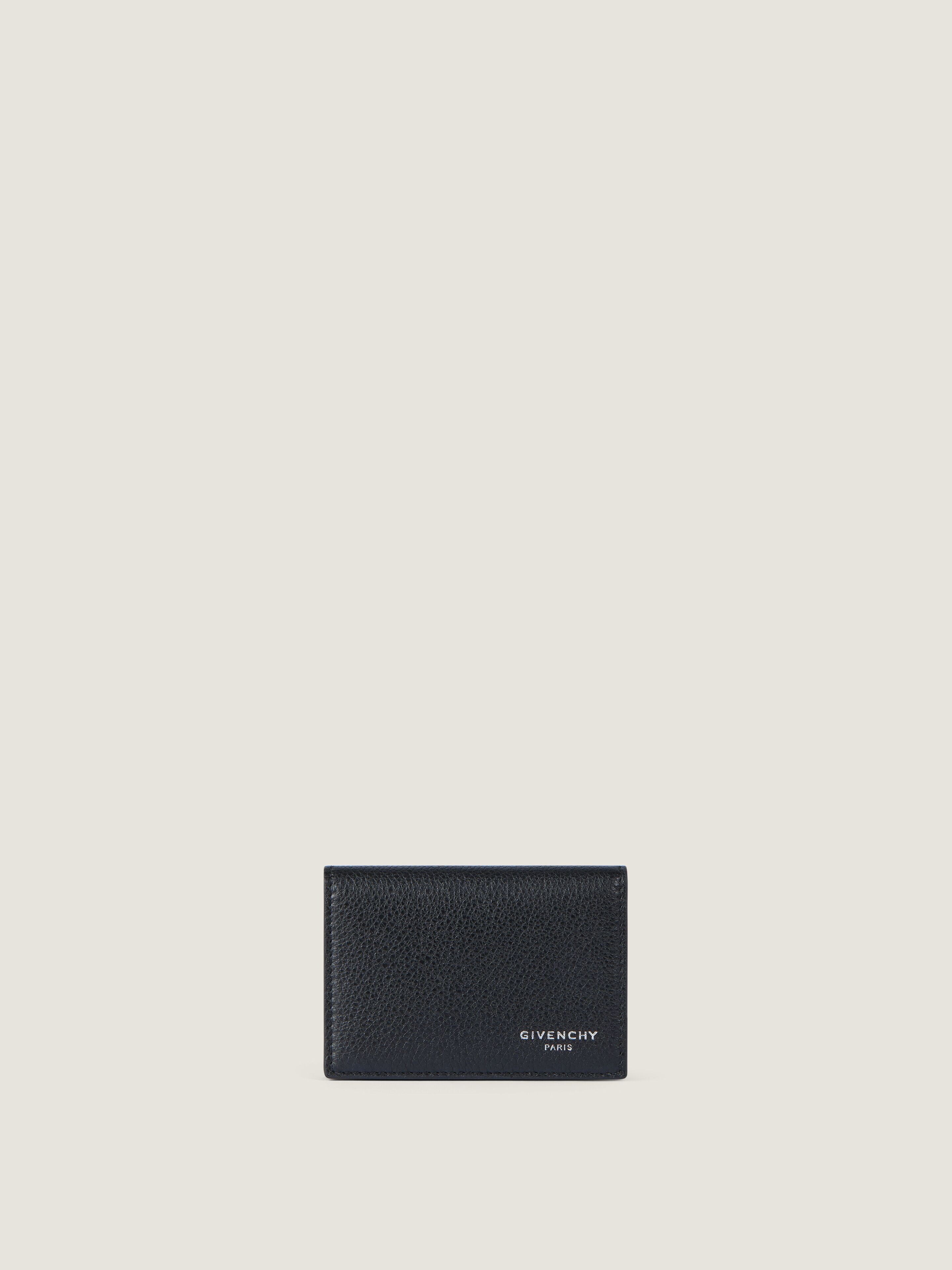 Givenchy Grained Leather Flap Card Holder