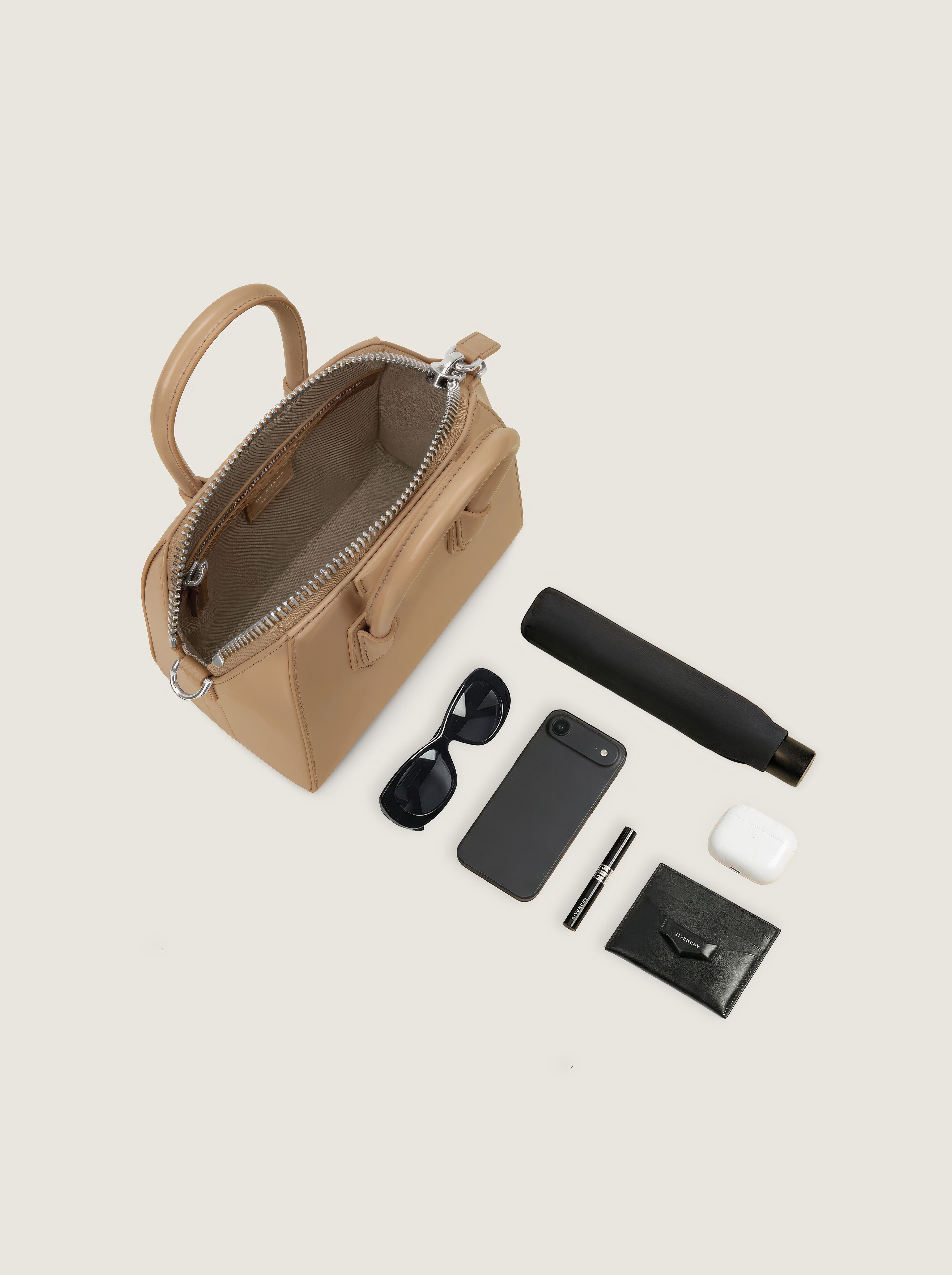 Mini Antigona bag in Box leather in - sand - BB5148B00D-285