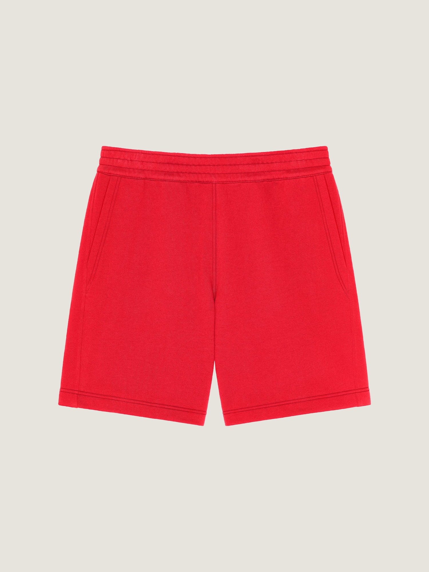 Bermuda shorts in fleece with Givenchy Paris gros grain