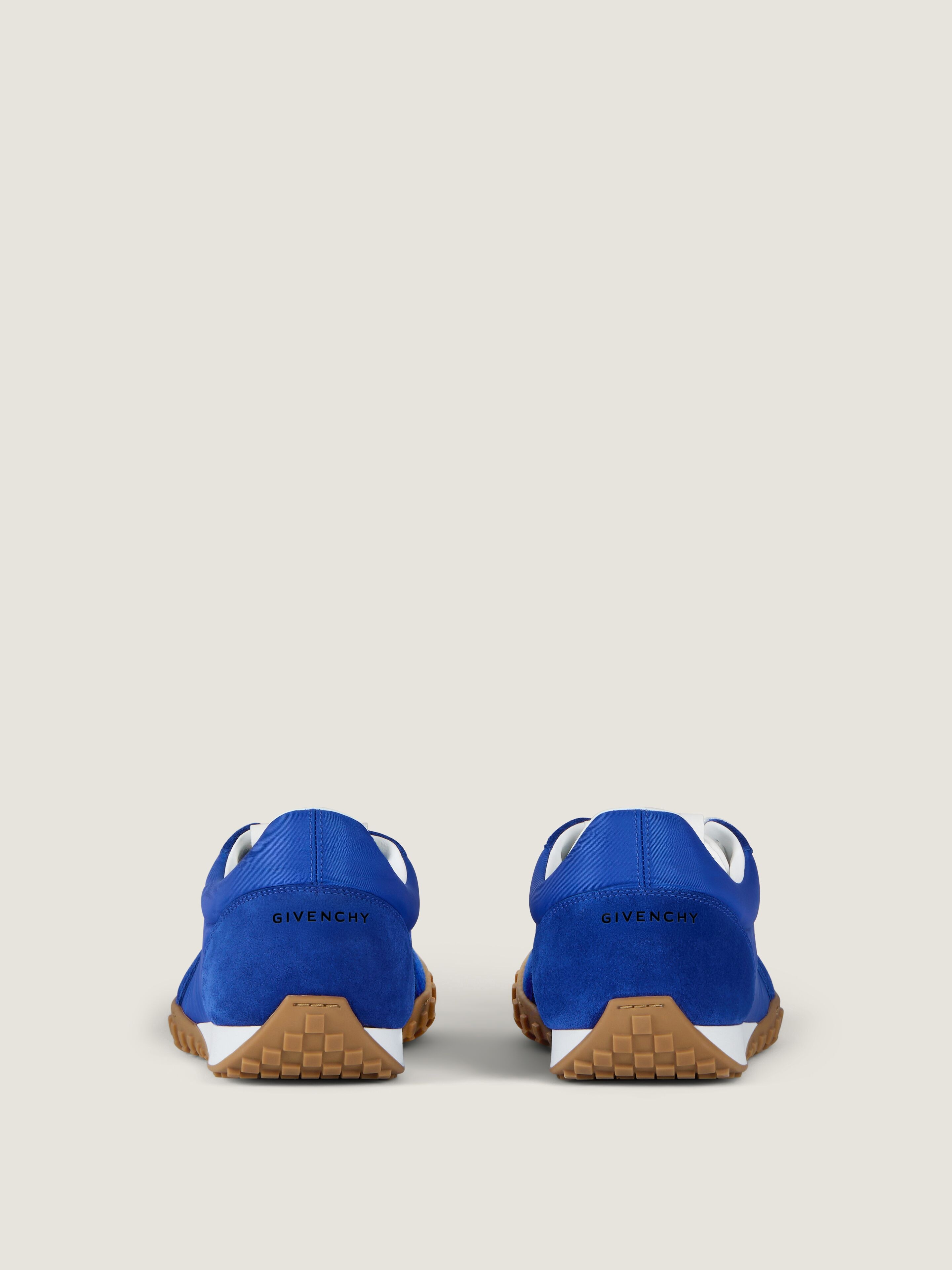 Glide sneakers in nylon and suede in - electric blue - BH00B4H1X3