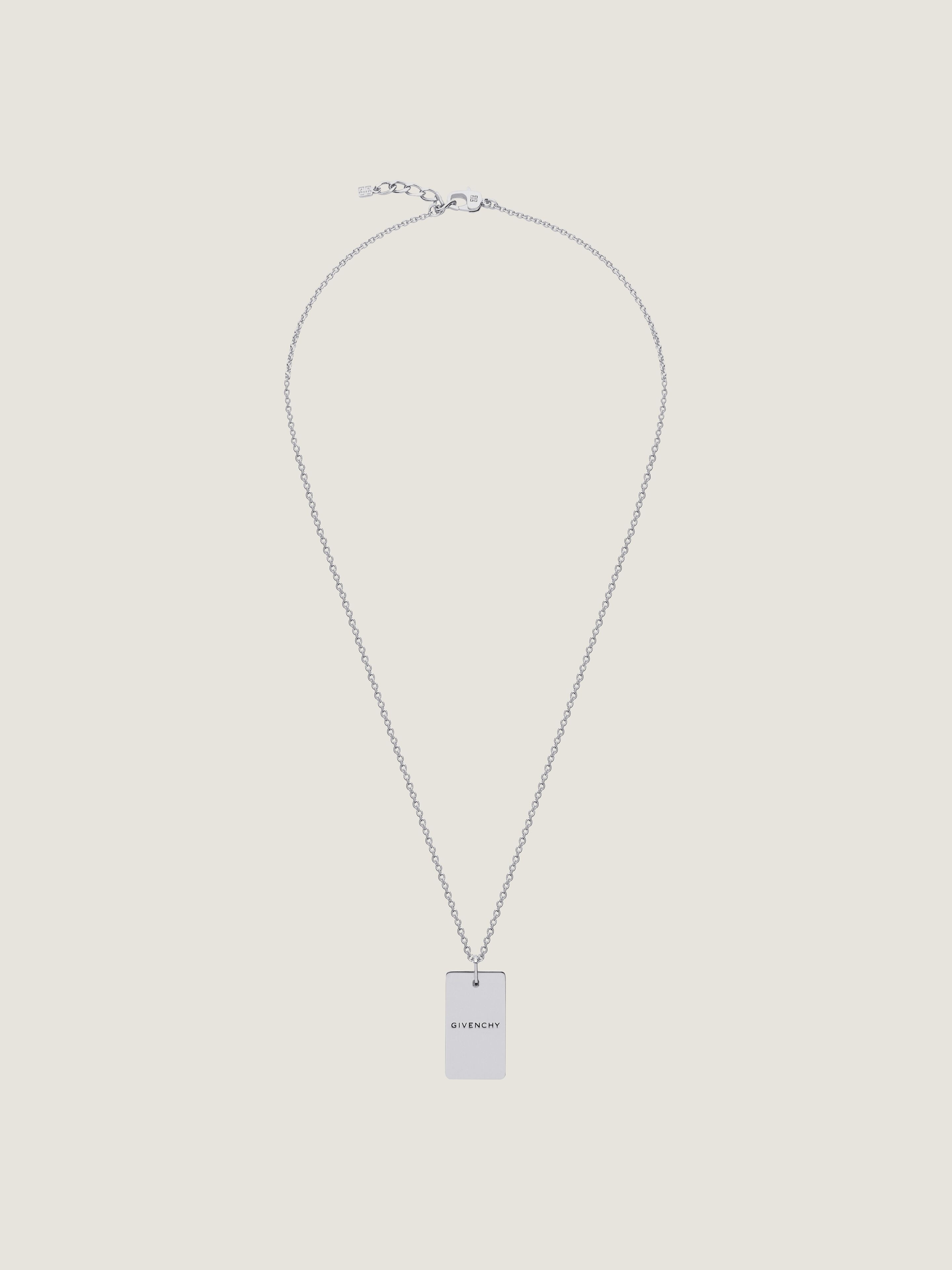 GIVENCHYロゴ ネックレス - シルバー | GIVENCHY JP