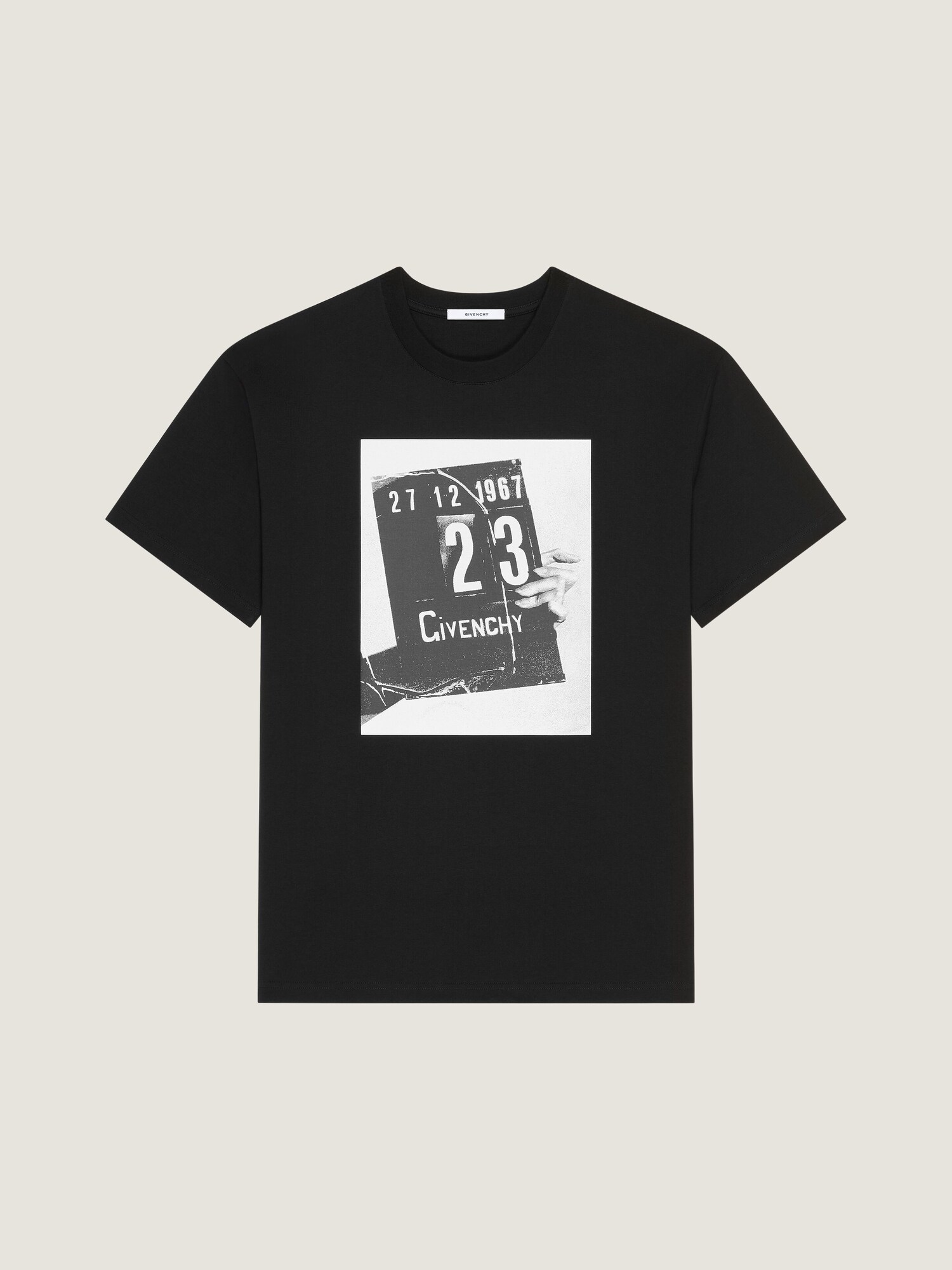 T-shirt in cotton with Clapperboard print in - black - BM71NK3YSL 