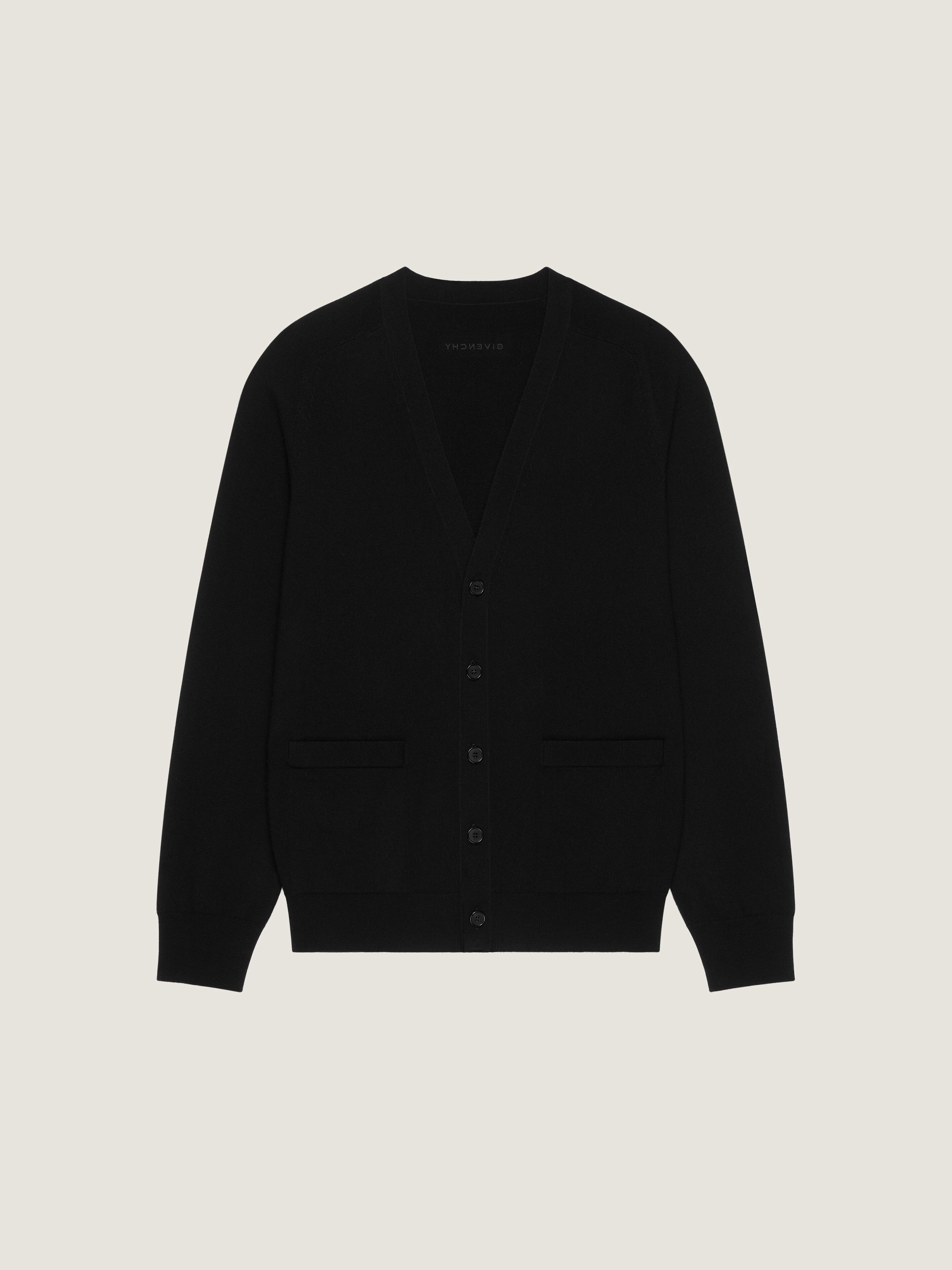 Cardigan in cashmere in - black - BMK00C4YMZ-001 | Givenchy US