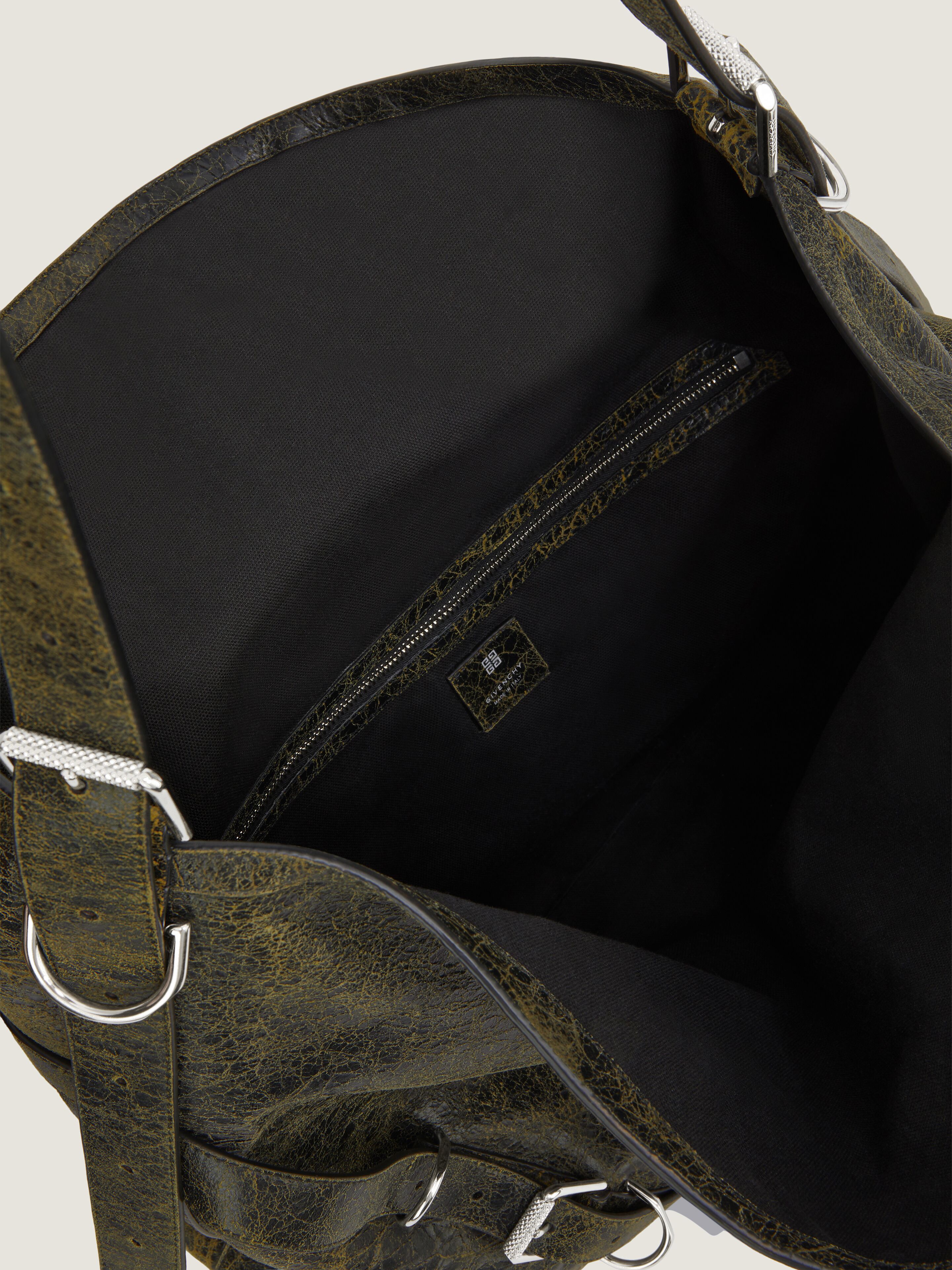 GIVENCHY クロコ調オープントゥサンダル