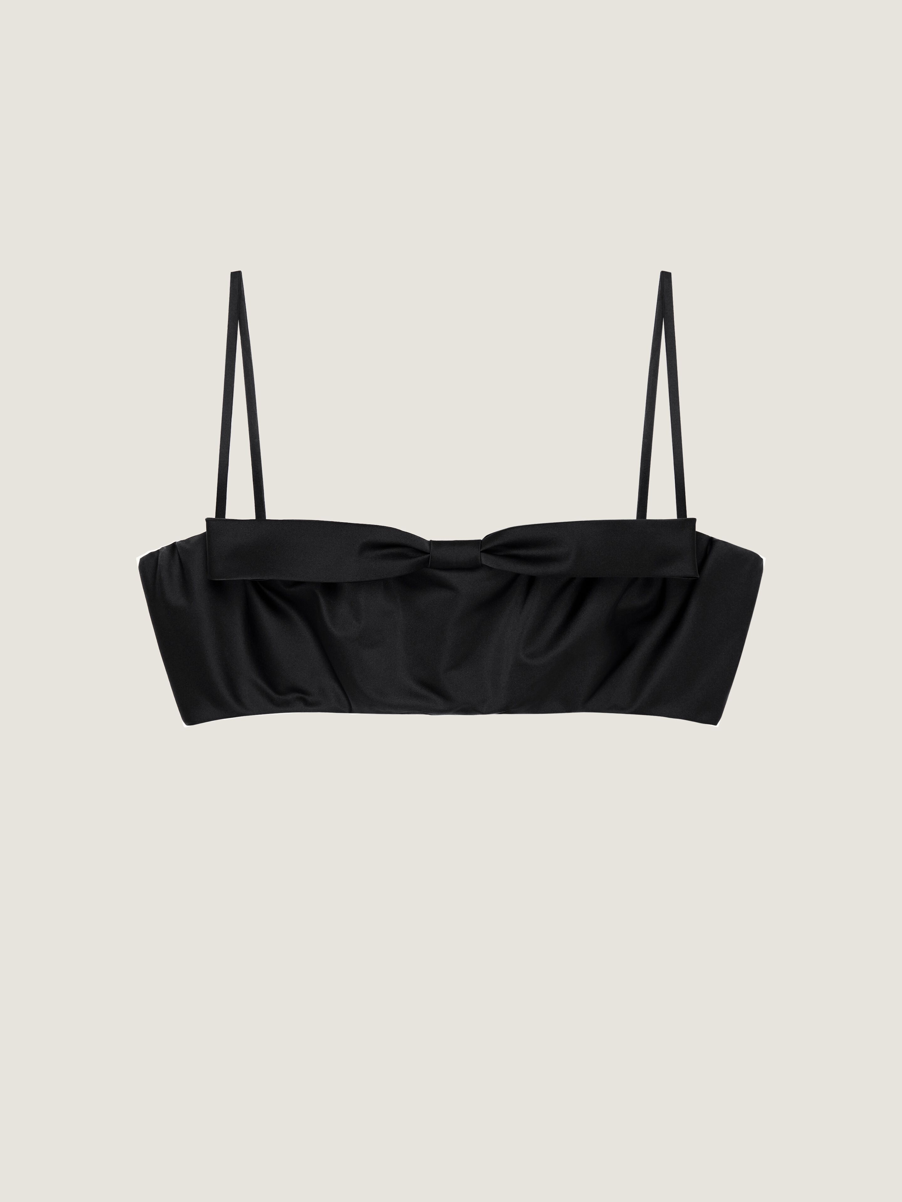 Givenchy Bra Top With Bow In Black