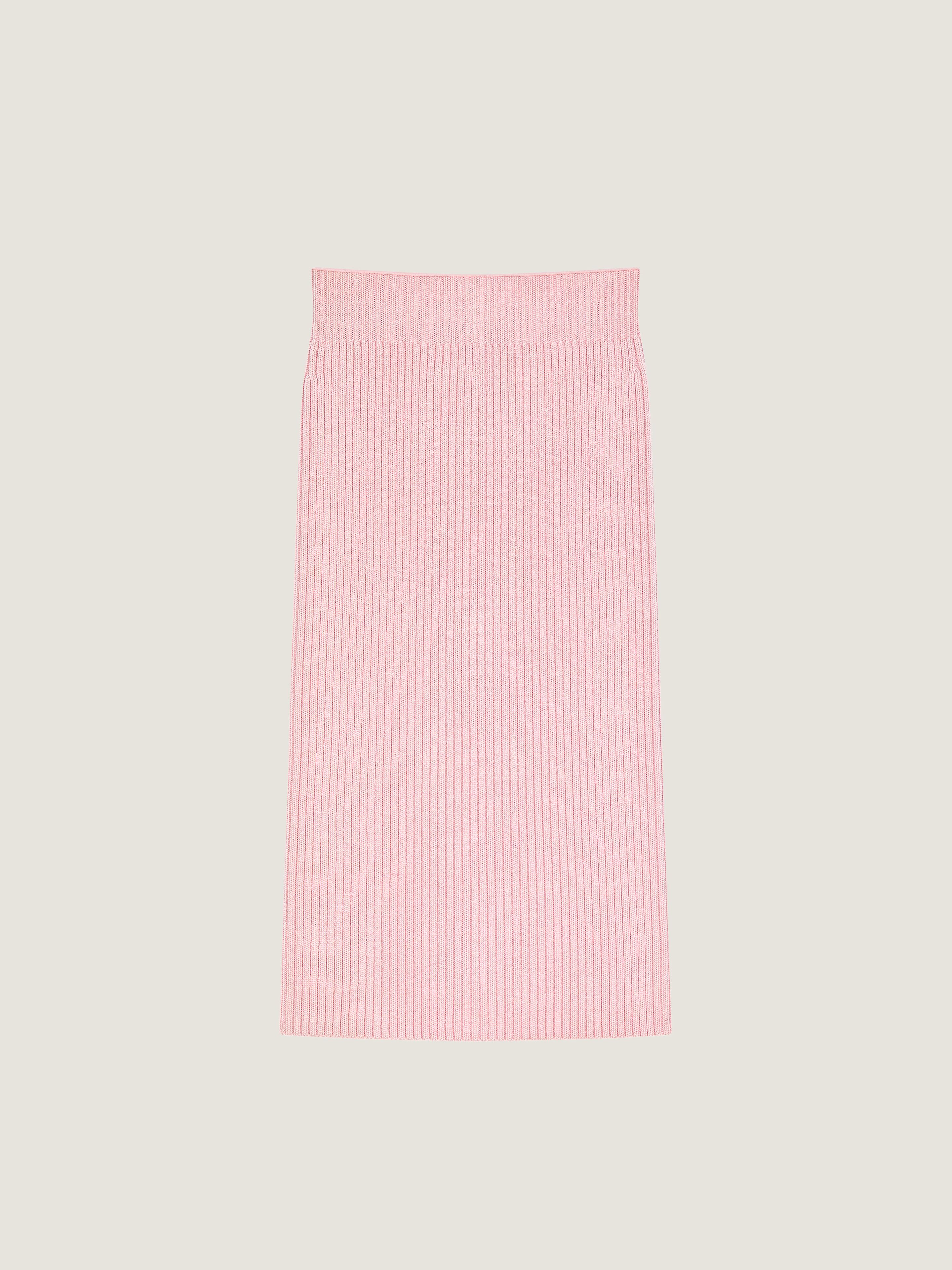 Givenchy Midi Pencil Skirt In Wool In Pink