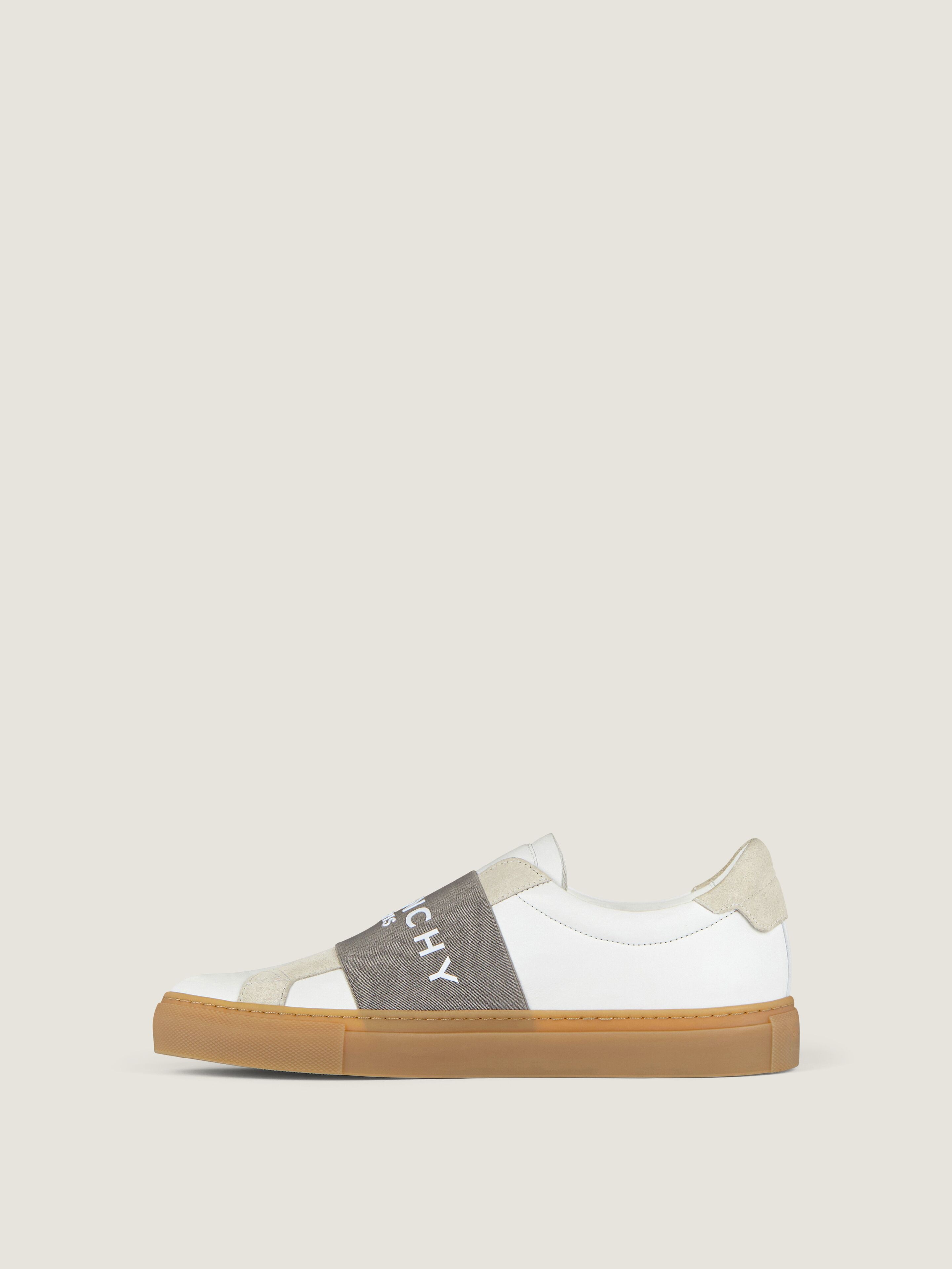 Urban Street sneakers in suede with elastic band in - white