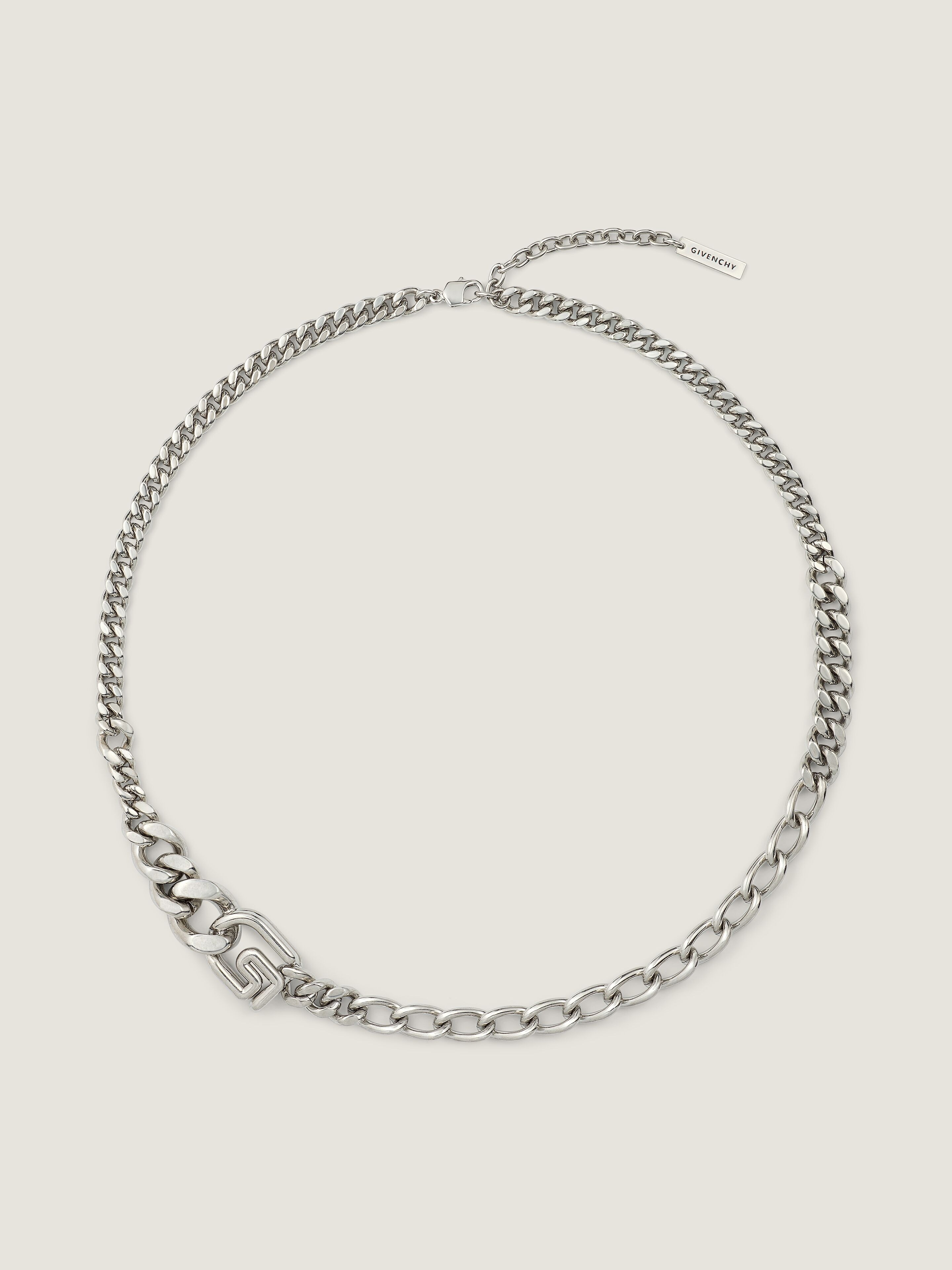 G Line necklace in metal in - antic silvery - BN00FYF003-723