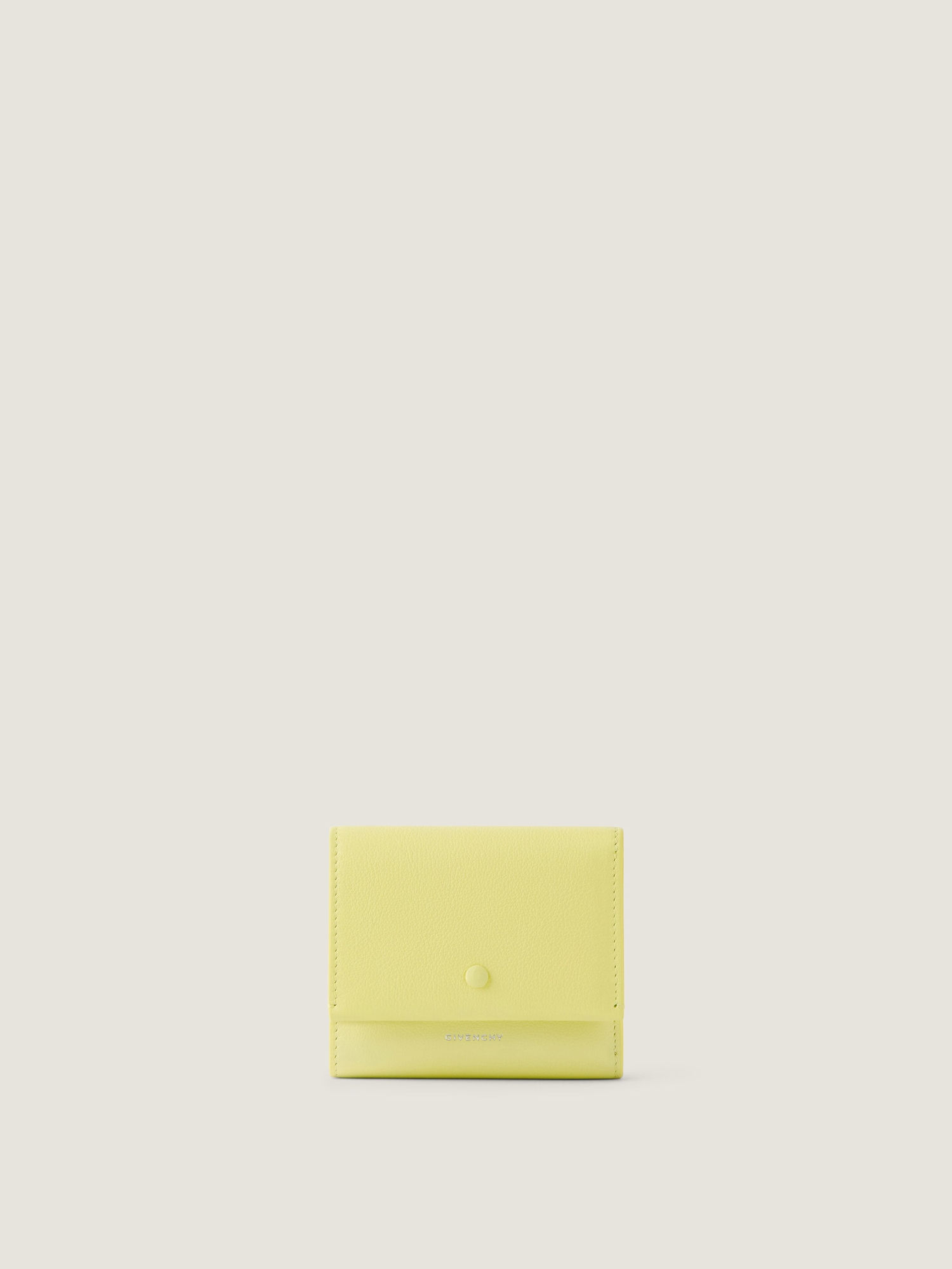Day wallet in grained leather