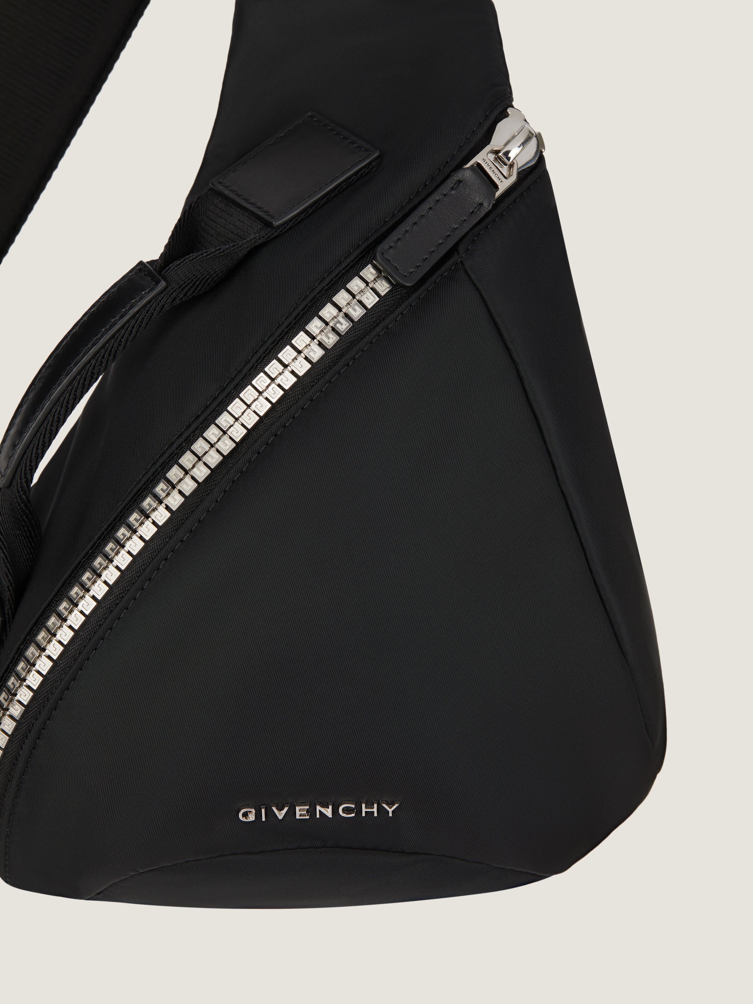 Woven Leather Triangle Bag
