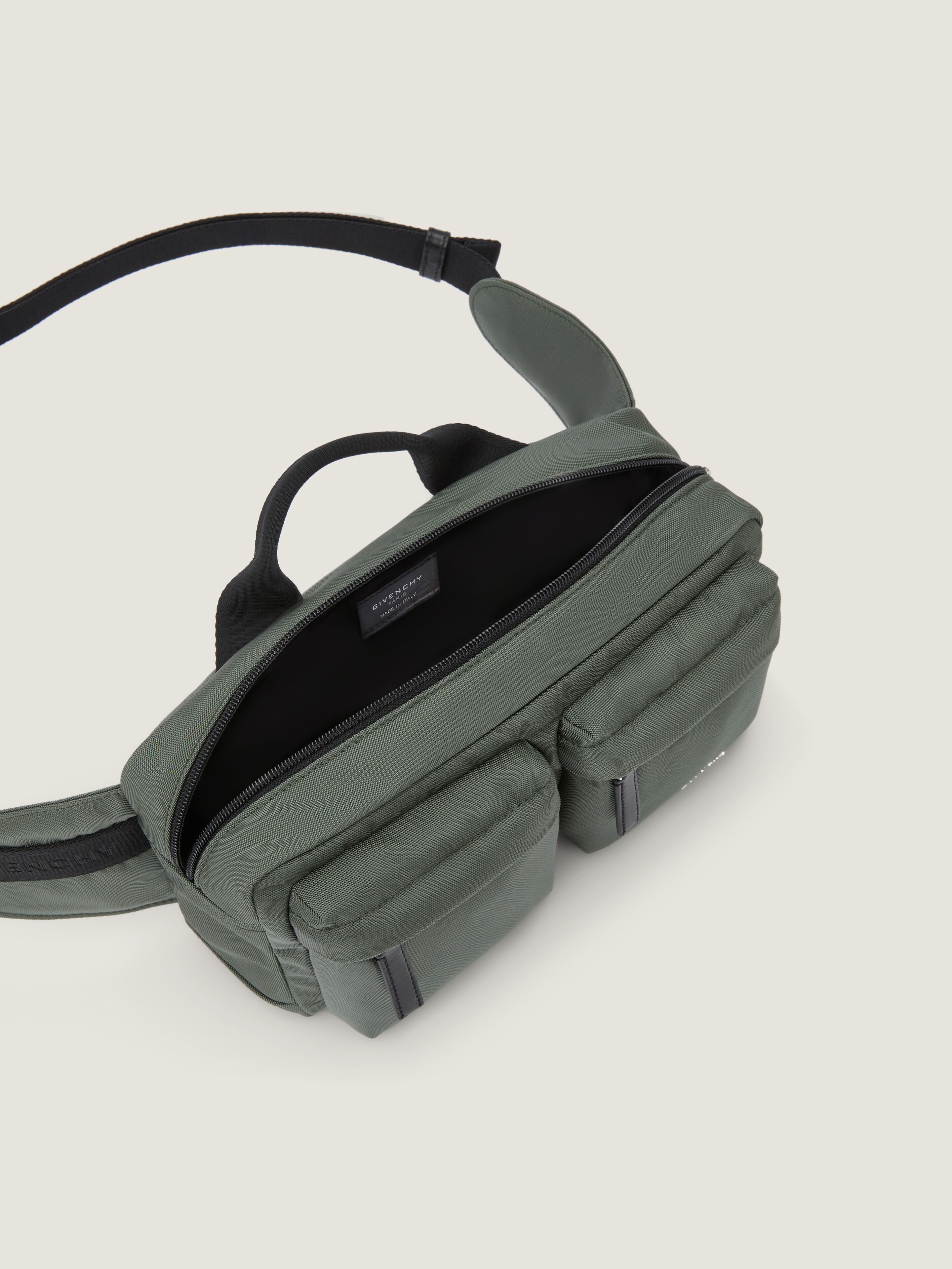 Essential U belt bag in nylon in - salvia - BK50F8K17S-349