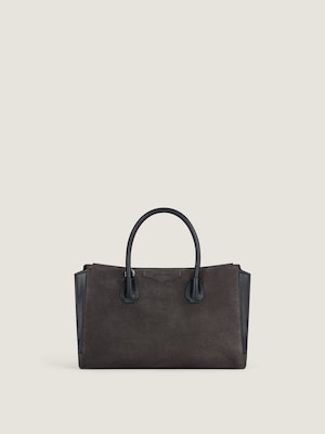 Small Antigona Catchall bag in suede leather