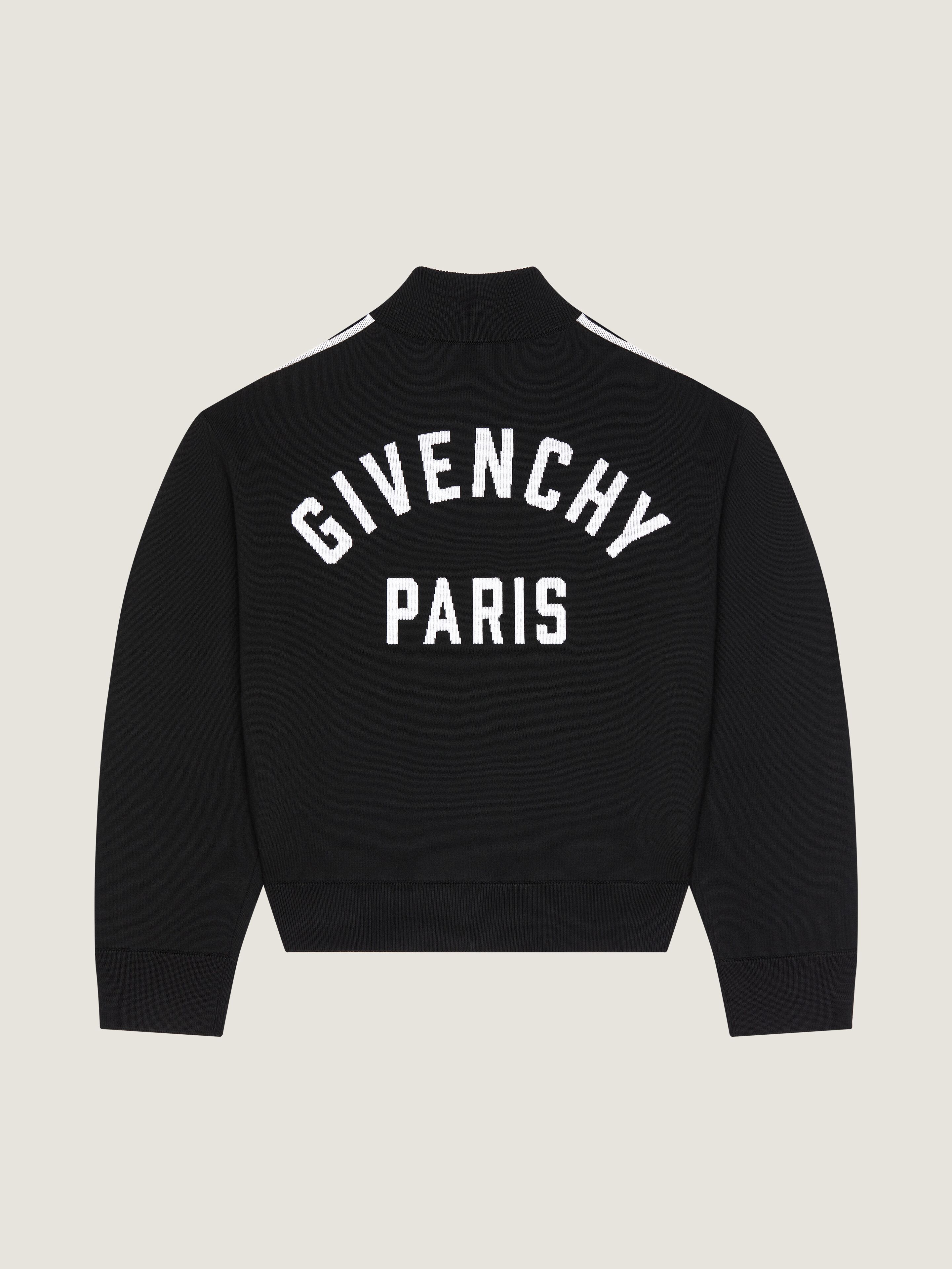 Couture Seam cardigan in wool GIVENCHY Paris jacquard in - black