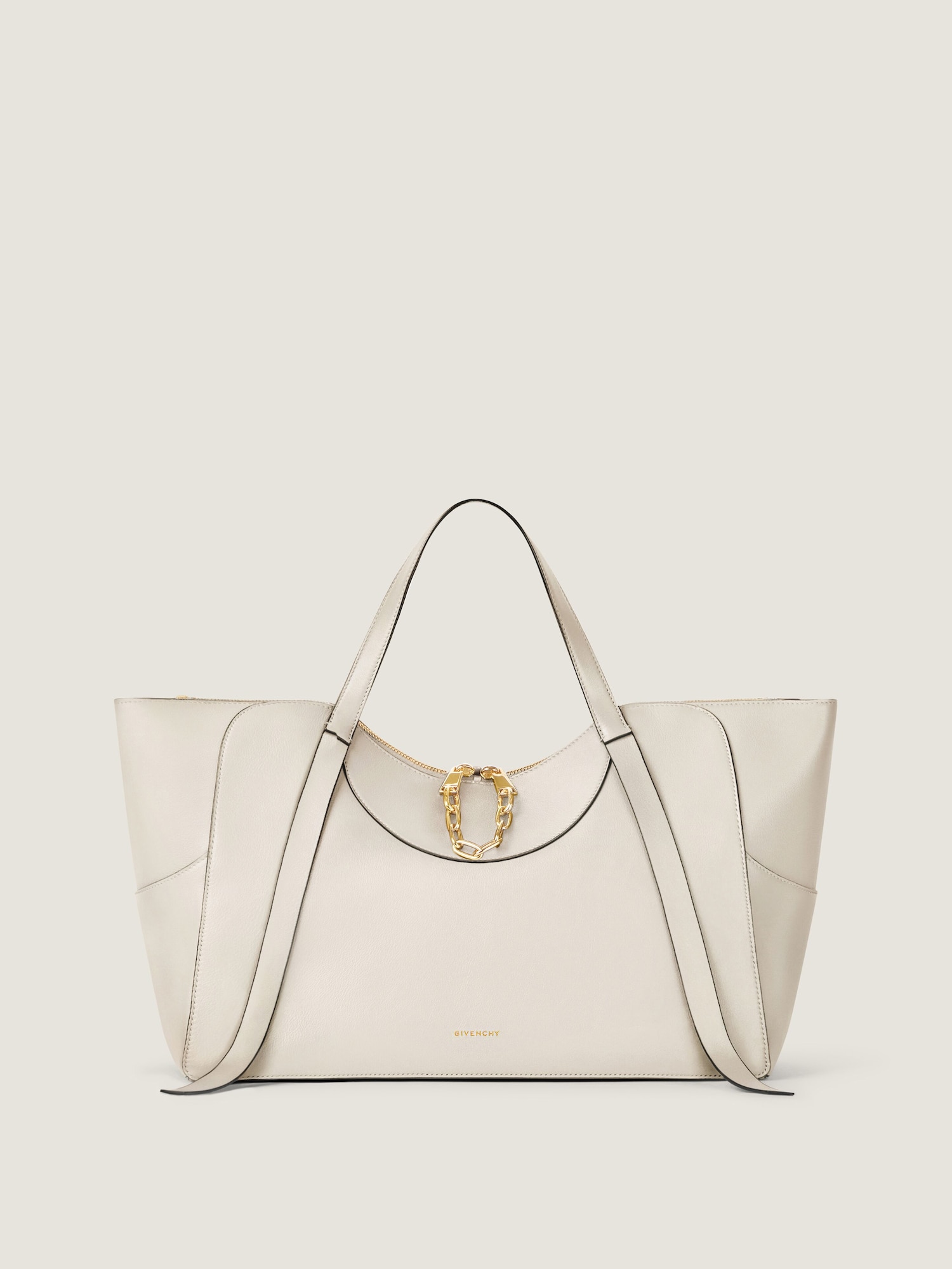 Large The Snatch bag in grained leather